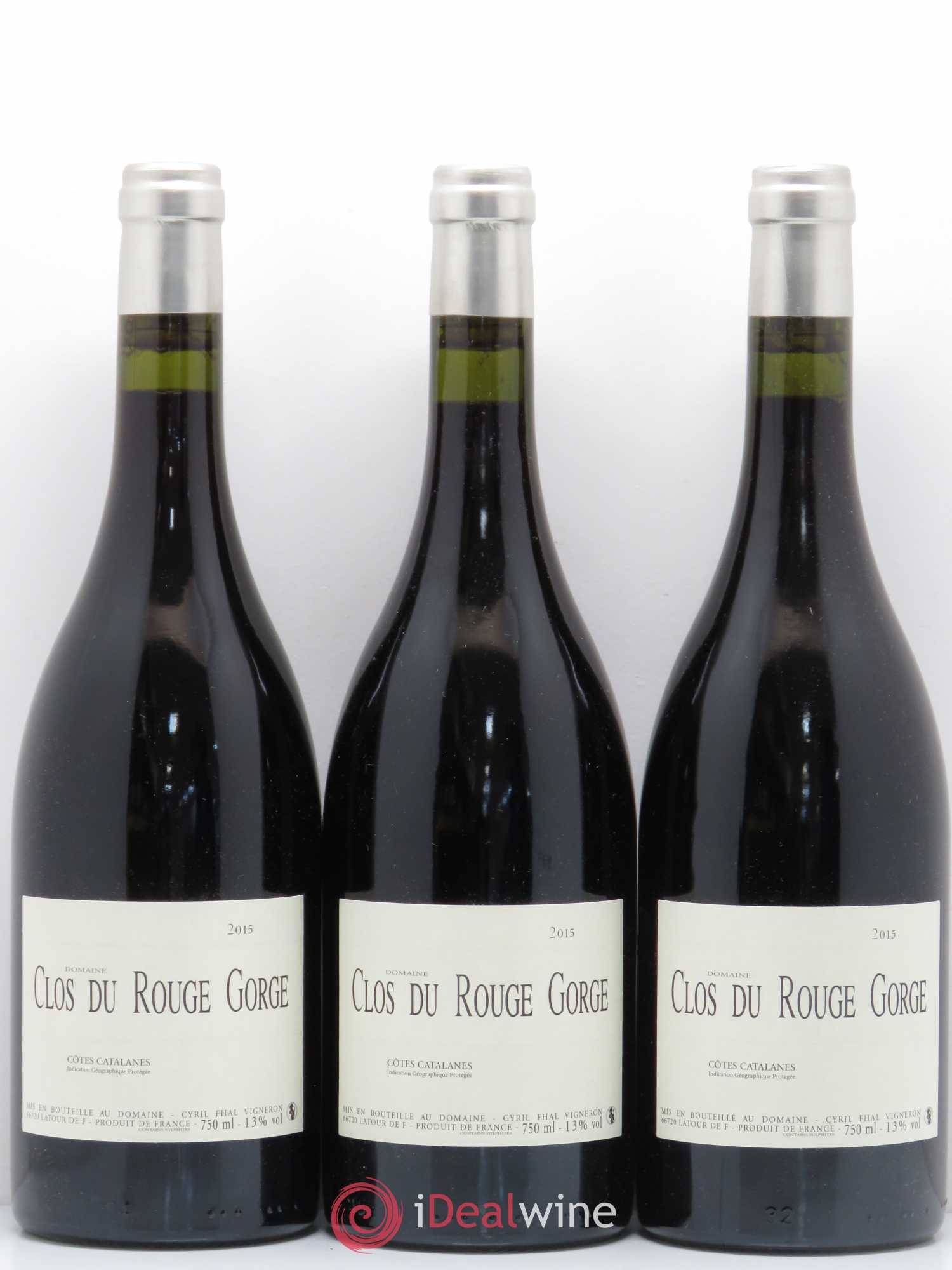 Côtes Catalanes (VDP des Côtes Catalanes) Clos du Rouge Gorge 2015 - Lot de 6 bouteilles - 2