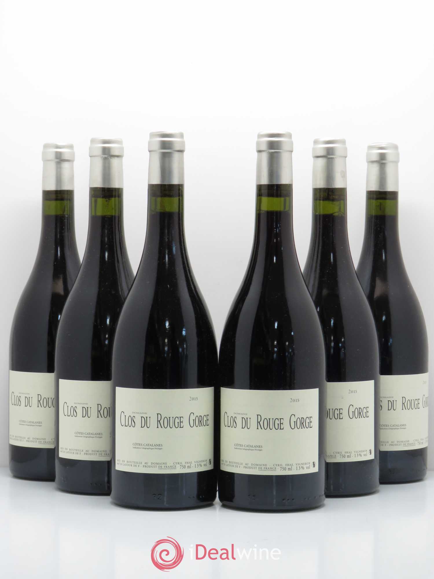Côtes Catalanes (VDP des Côtes Catalanes) Clos du Rouge Gorge 2015 - Lot de 6 bouteilles - 0