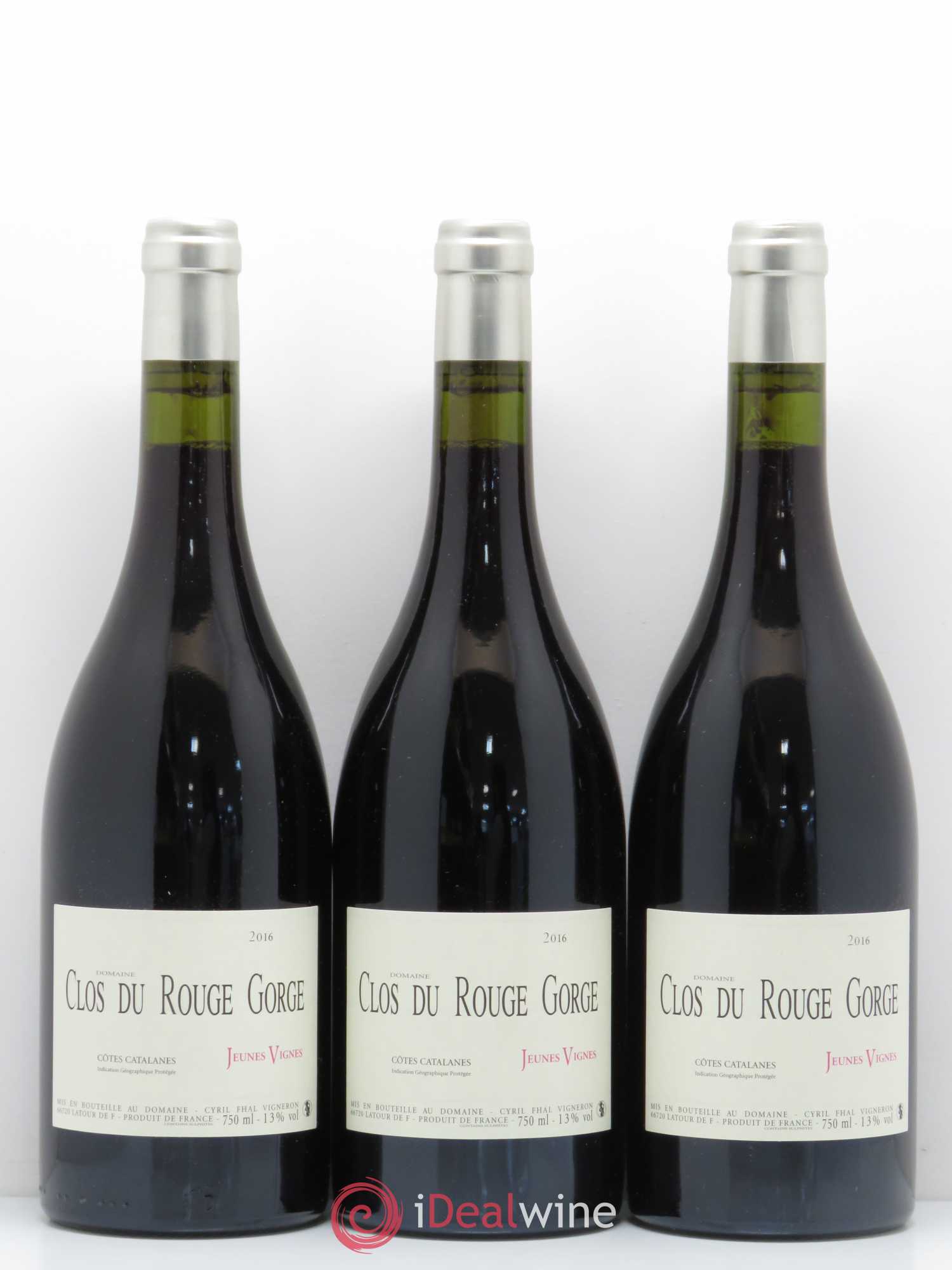 Côtes Catalanes (VDP des Côtes Catalanes) Clos du Rouge Gorge Jeunes Vignes Cyril Fhal 2016 - Lot de 6 bouteilles - 2