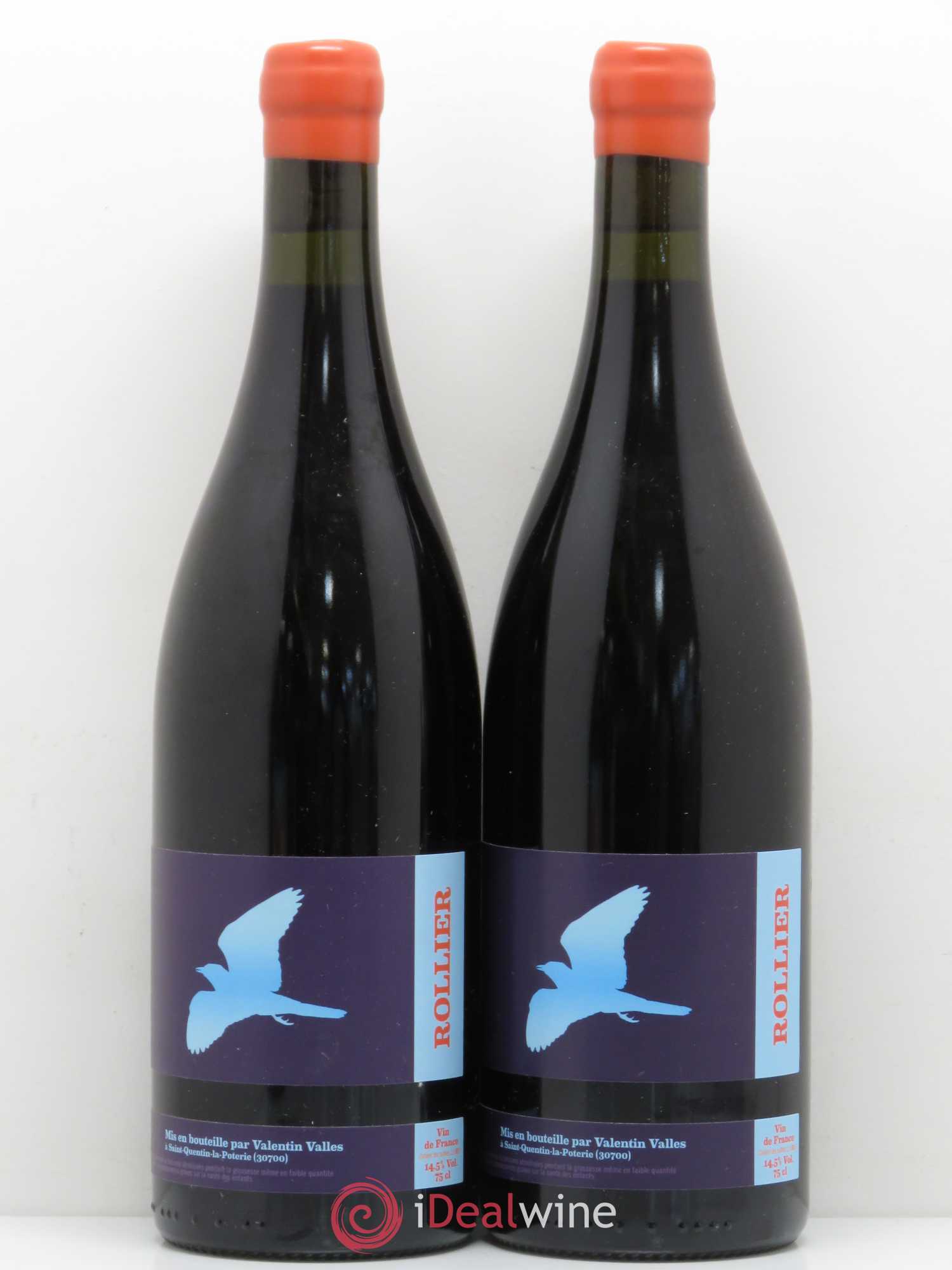 Vin de France Rollier Valentin Valles 2017 - Lot de 2 bouteilles - 0