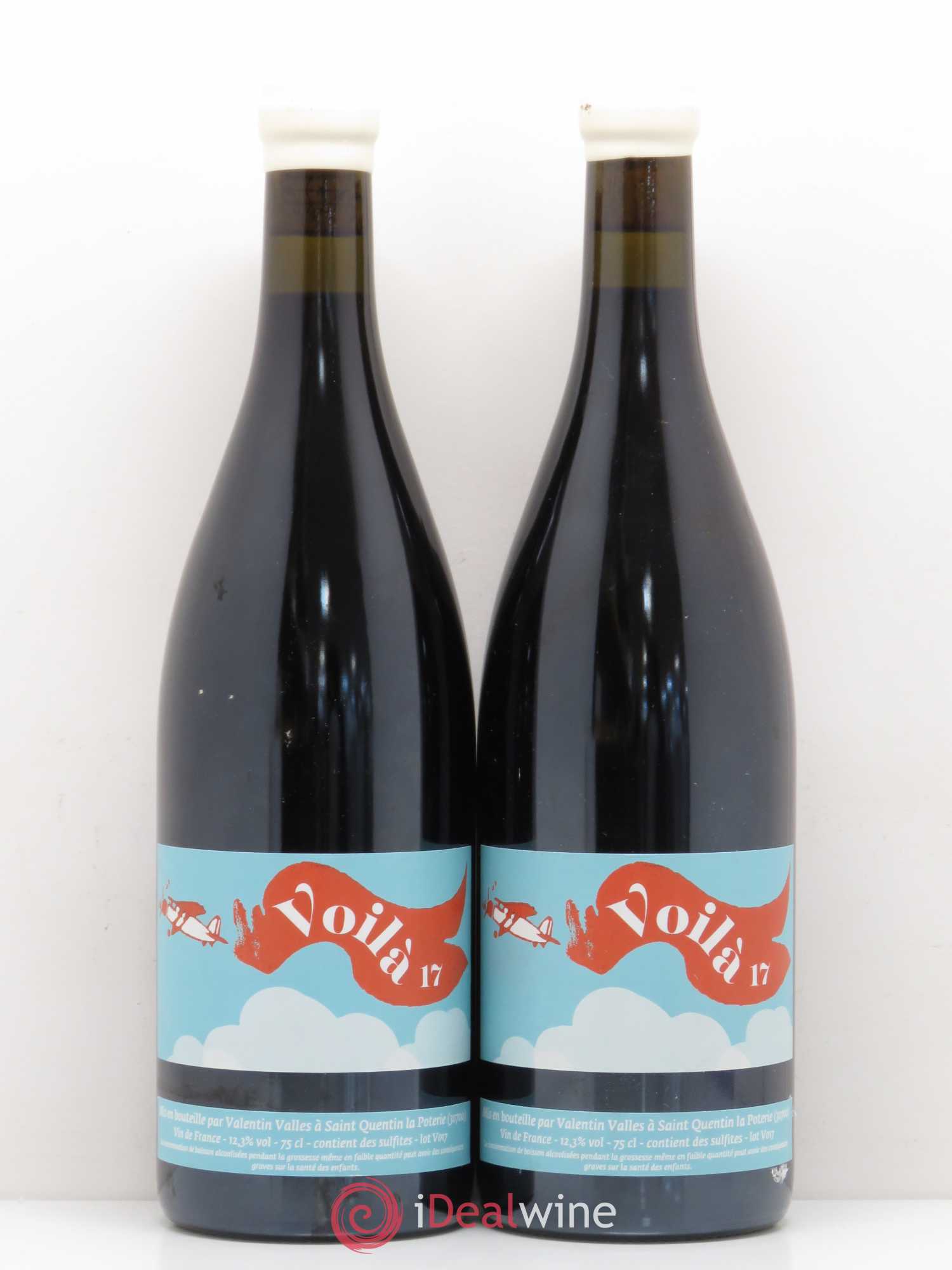 Vin de France Voila Valentin Valles 2017 - Posten von 2 Flaschen - 0