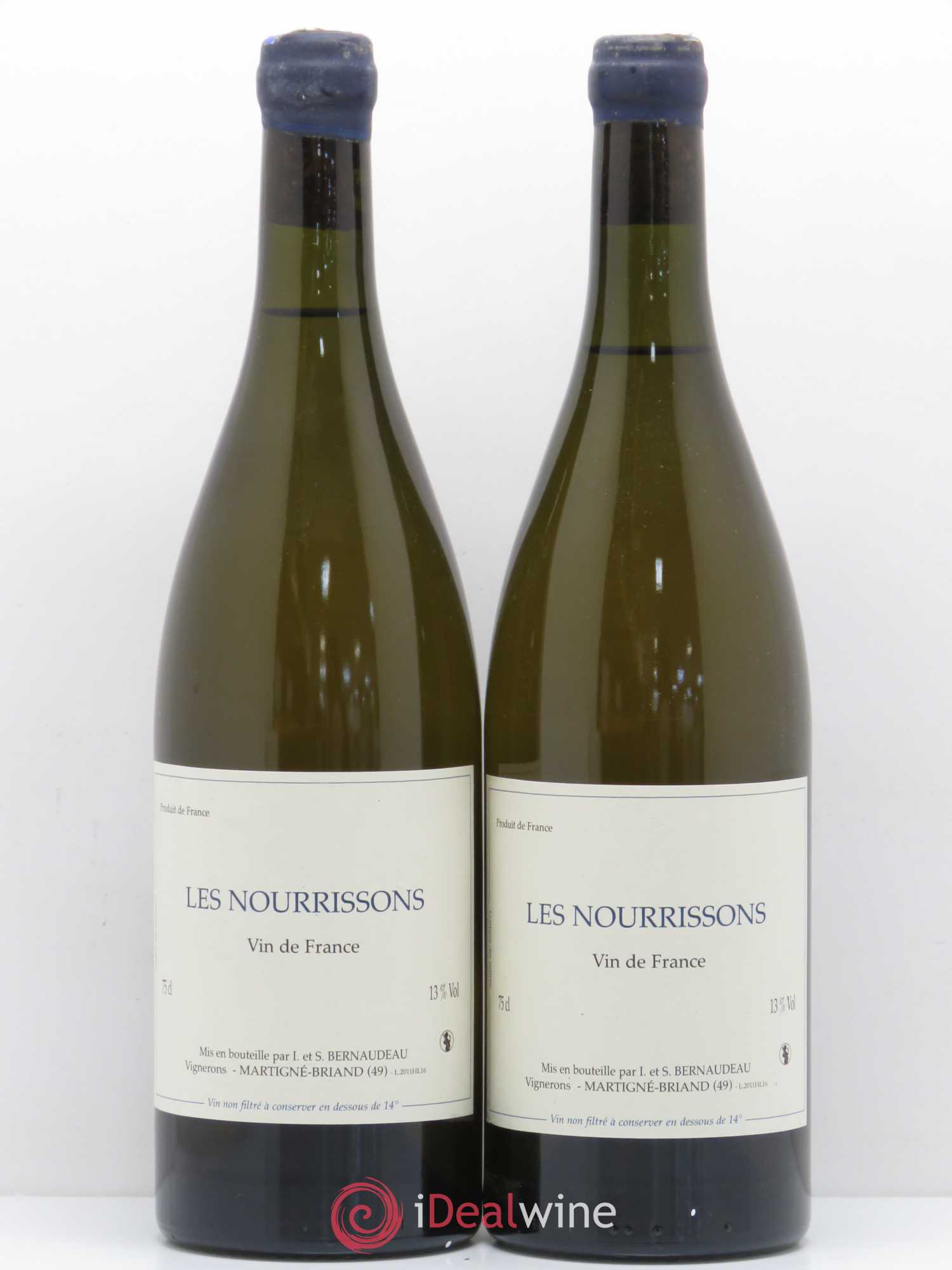 Vin de France Les Nourrissons Stéphane Bernaudeau 2011 - Lot de 2 bouteilles - 0