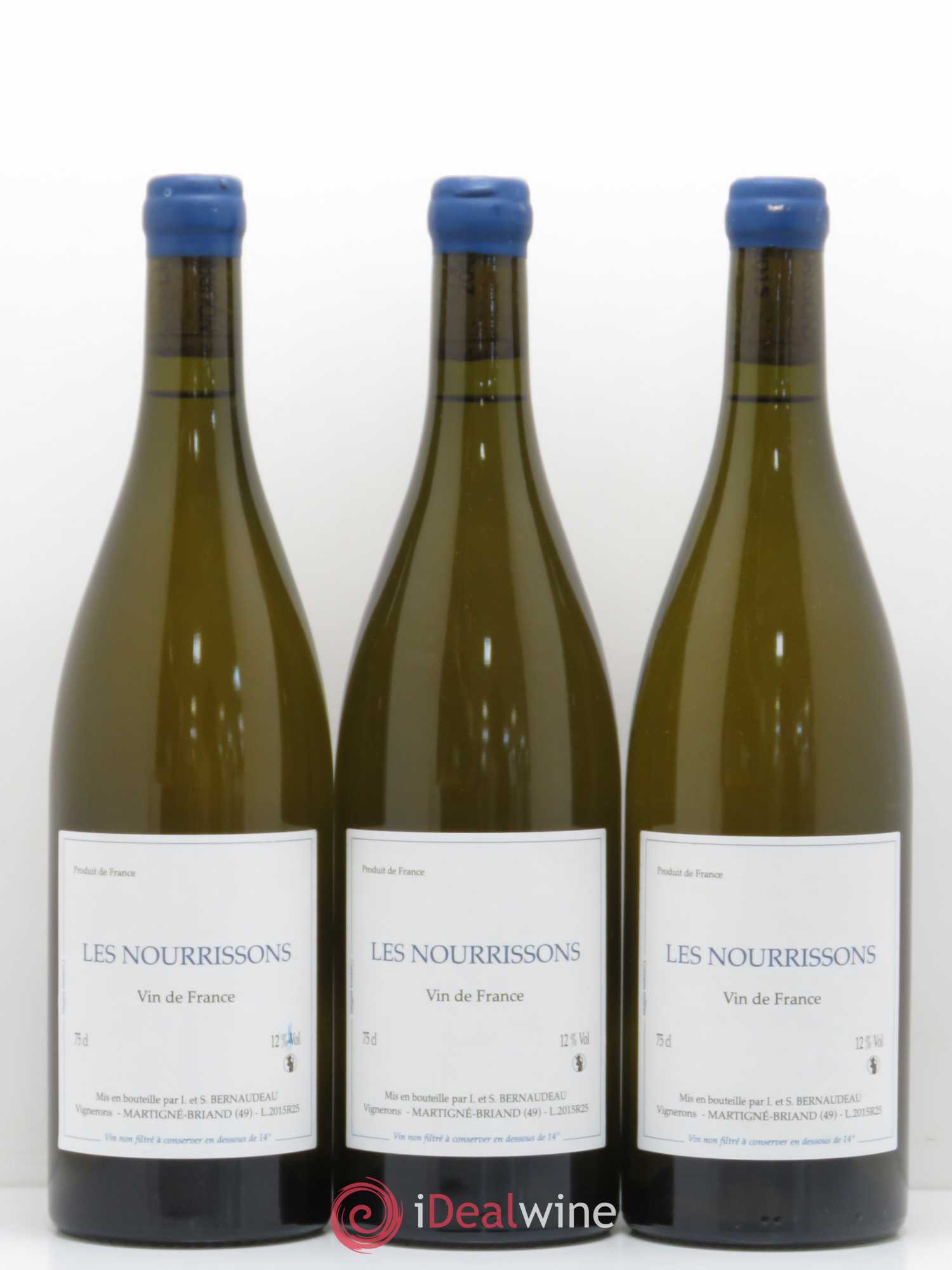 Vin de France Les Nourrissons Stéphane Bernaudeau 2015 - Lot de 3 bouteilles - 0