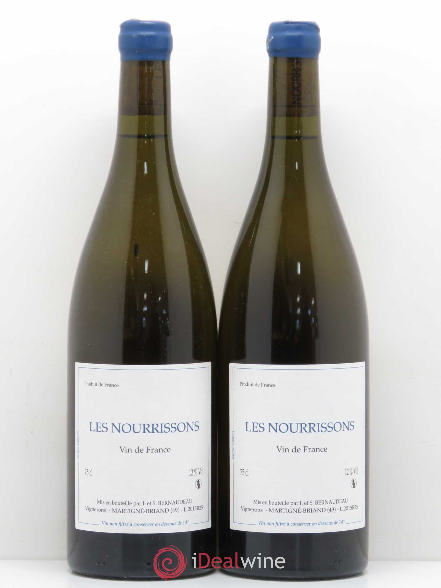 Vin de France Les Nourrissons Stéphane Bernaudeau 2015 - Lot de 2 bouteilles - 0