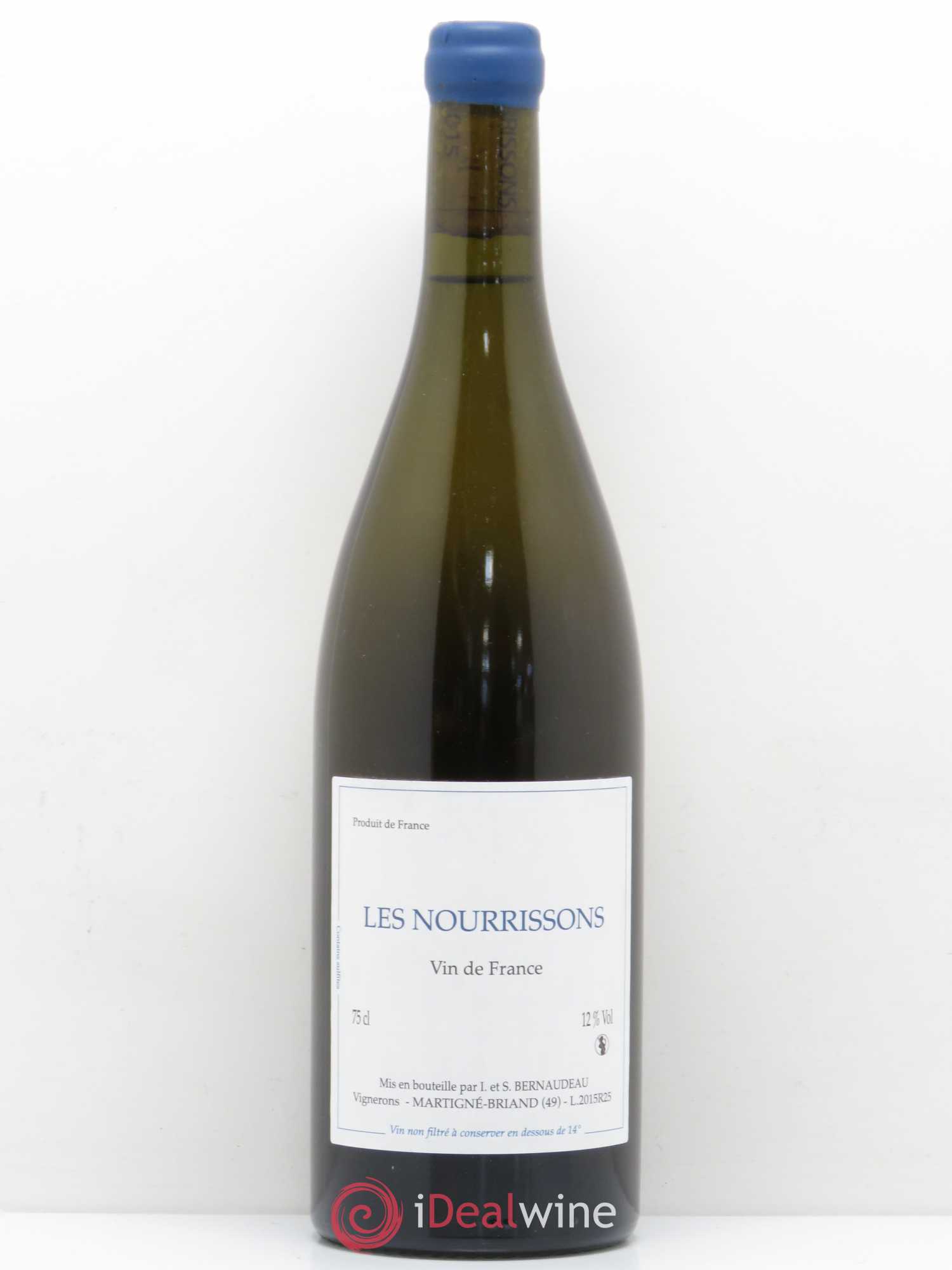 Vin de France Les Nourrissons Stéphane Bernaudeau 2015 - Lot de 1 bouteille - 0