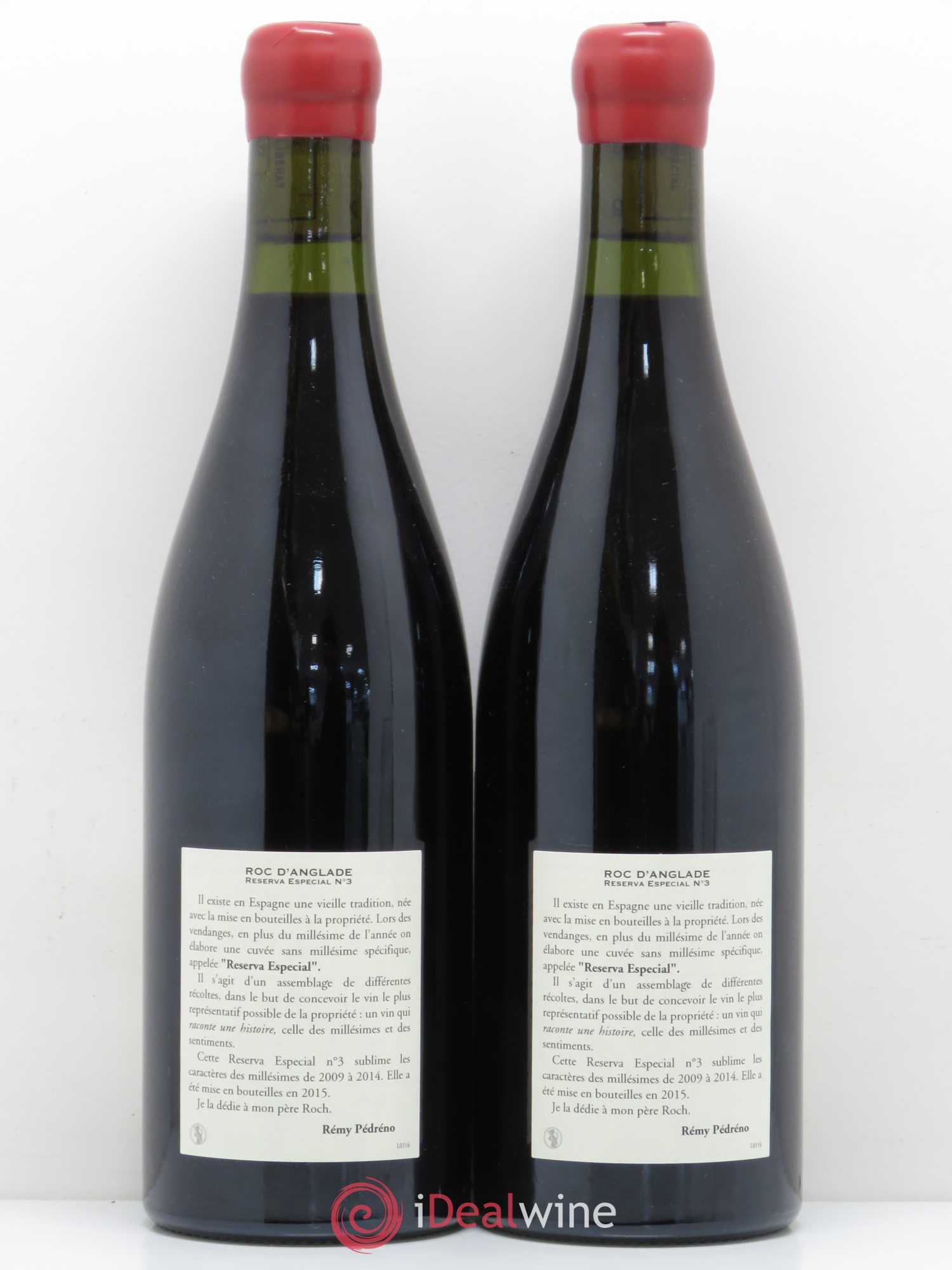 IGP Pays du Gard Roc d'Anglade Réserva Especial N°3 Rémy Pédréno - Posten von 2 Flaschen - 1