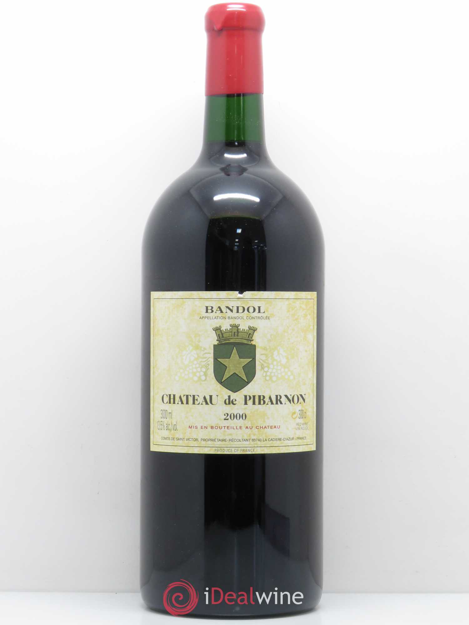 Bandol Château de Pibarnon Comte de Saint-Victor 2000 - Lot de 1 double magnum - 0
