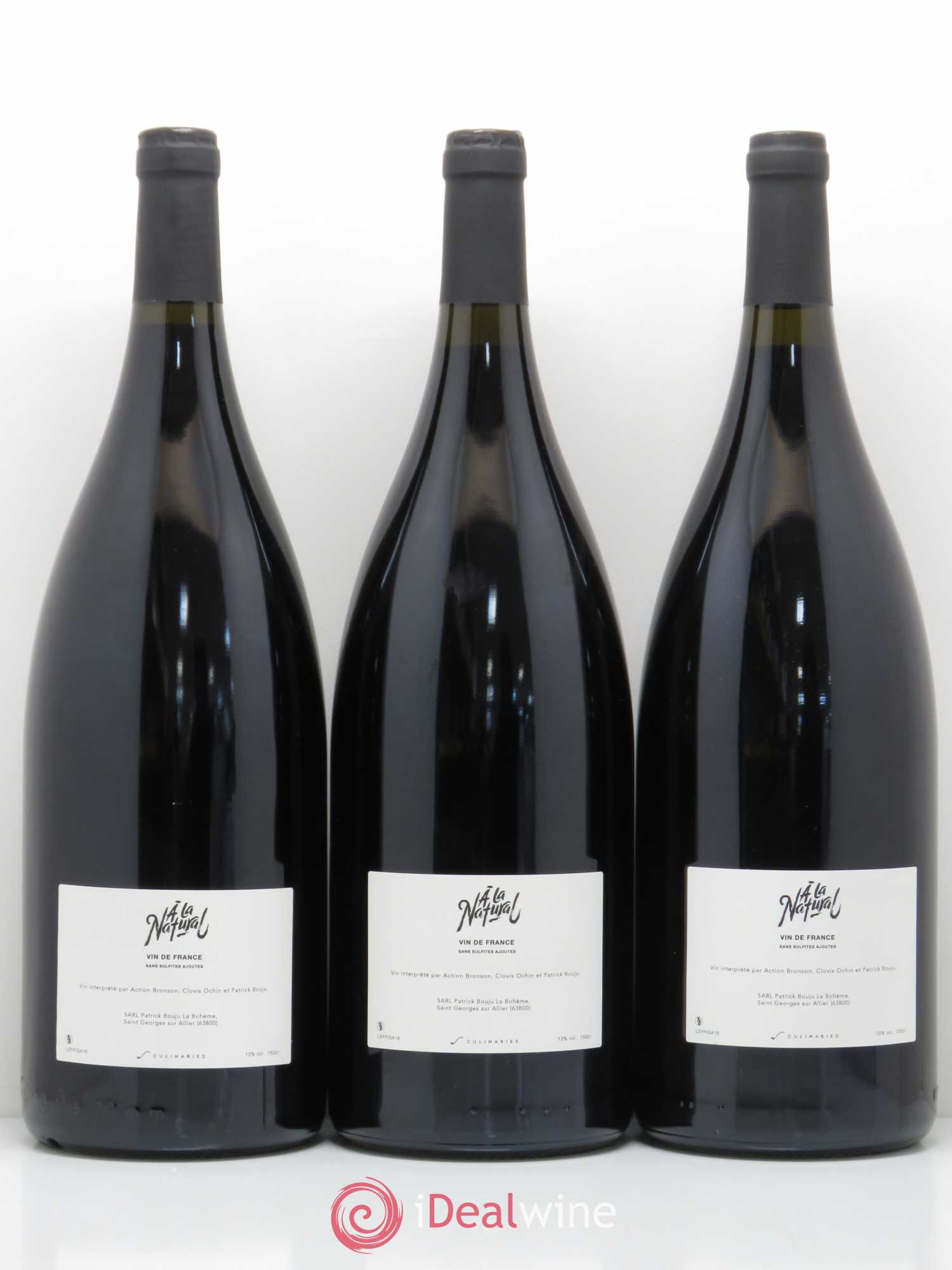 Vin de France A la natural Bouju - Posten von 3 Magnum - 1