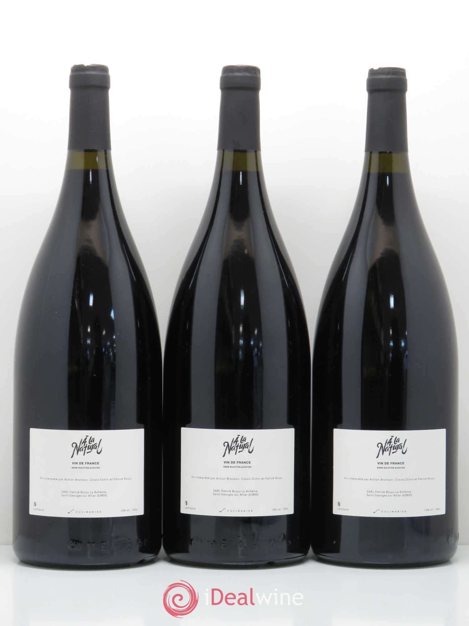 Vin de France A la natural Bouju - Posten von 3 Magnum - 1
