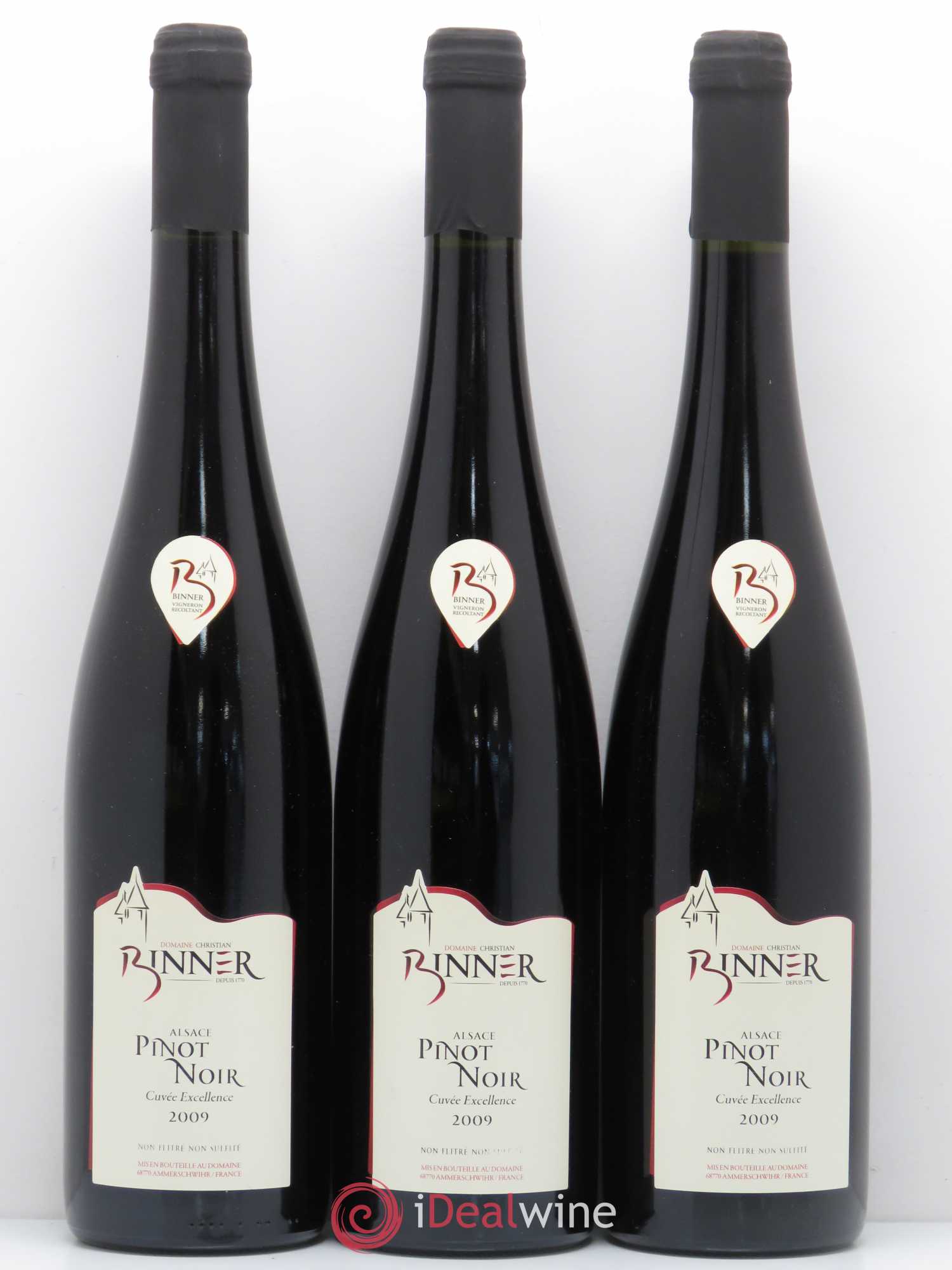 Pinot Noir Excellence Binner 2009 - Lot de 6 bouteilles - 1