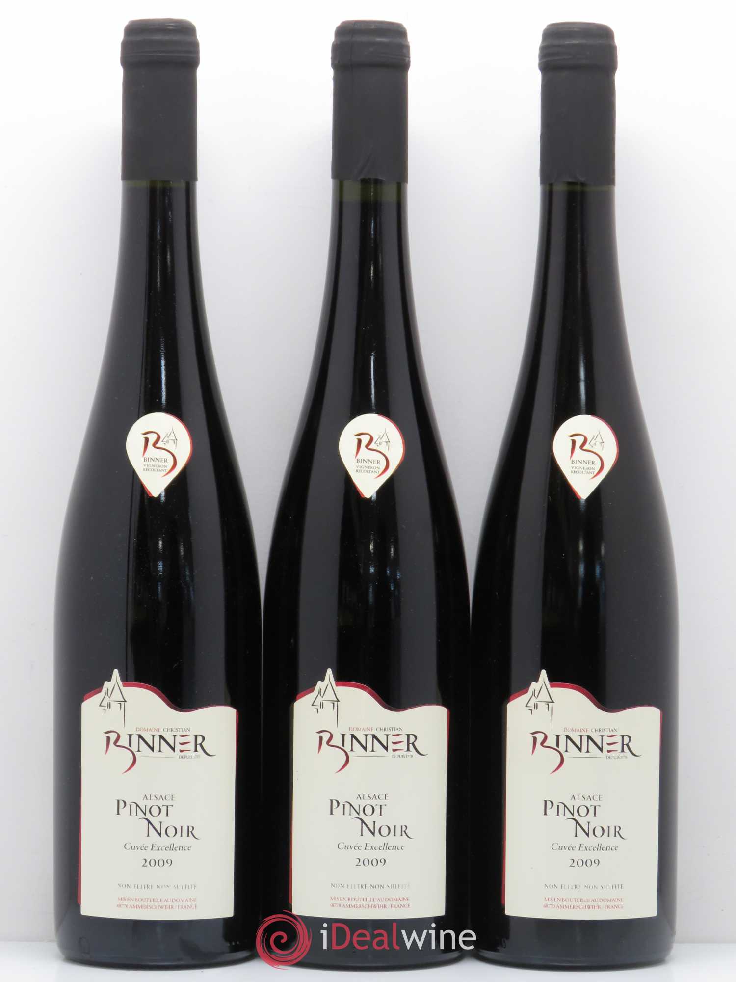 Pinot Noir Excellence Binner 2009 - Lot de 6 bouteilles - 2