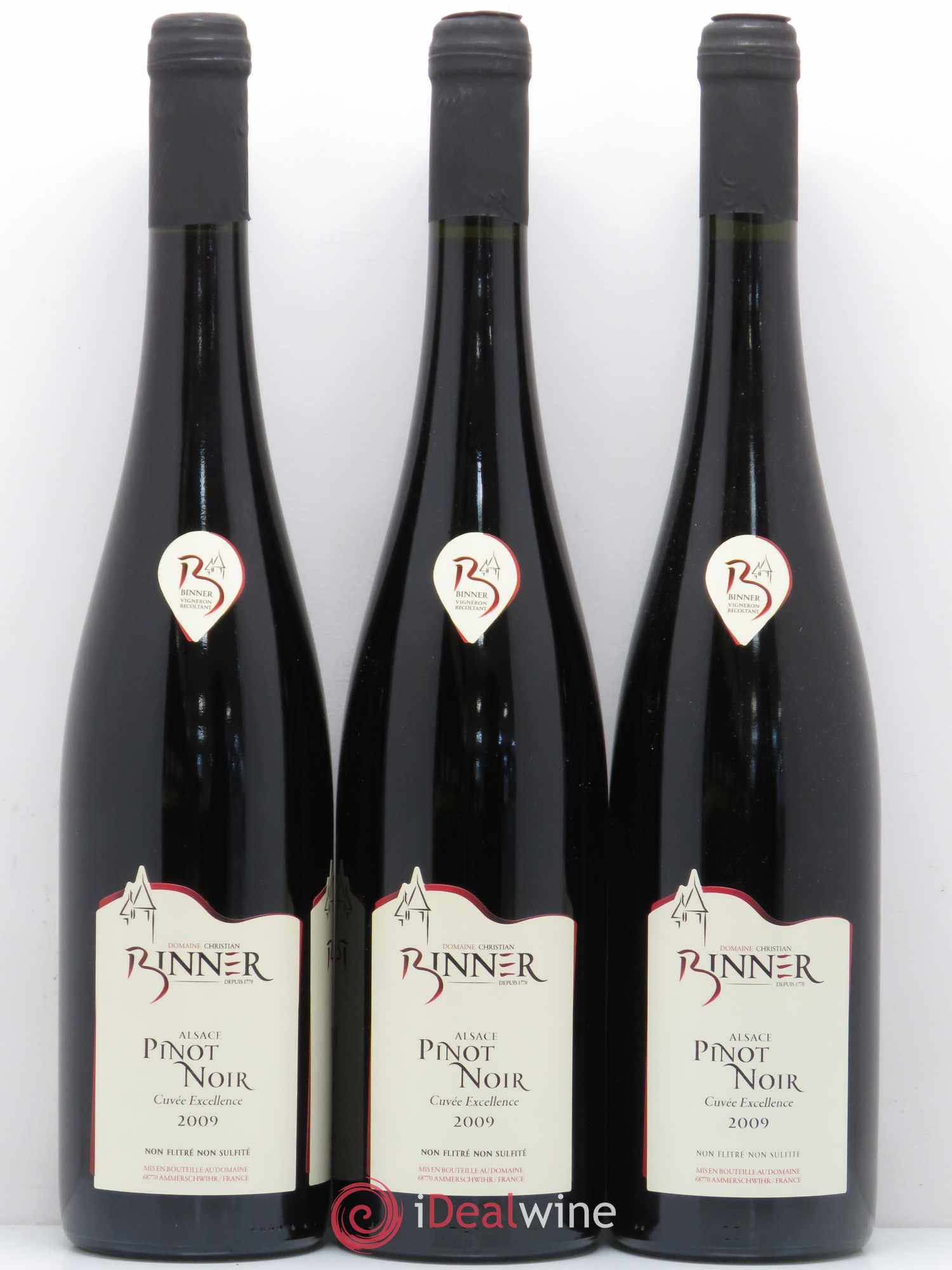 Pinot Noir Excellence Binner 2009 - Lot de 6 bouteilles - 2