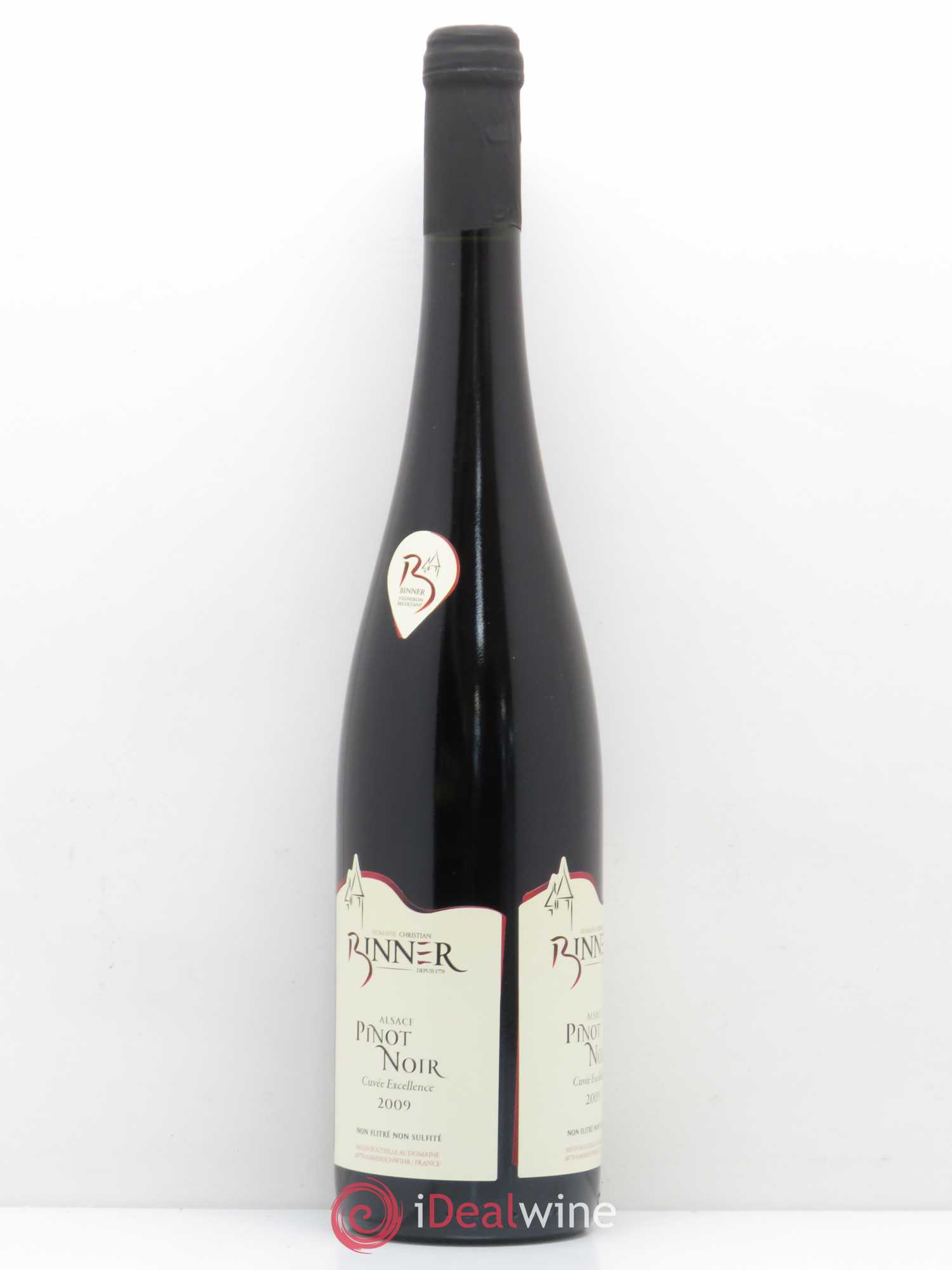 Pinot Noir Excellence Binner 2009 - Lot de 6 bouteilles - 3