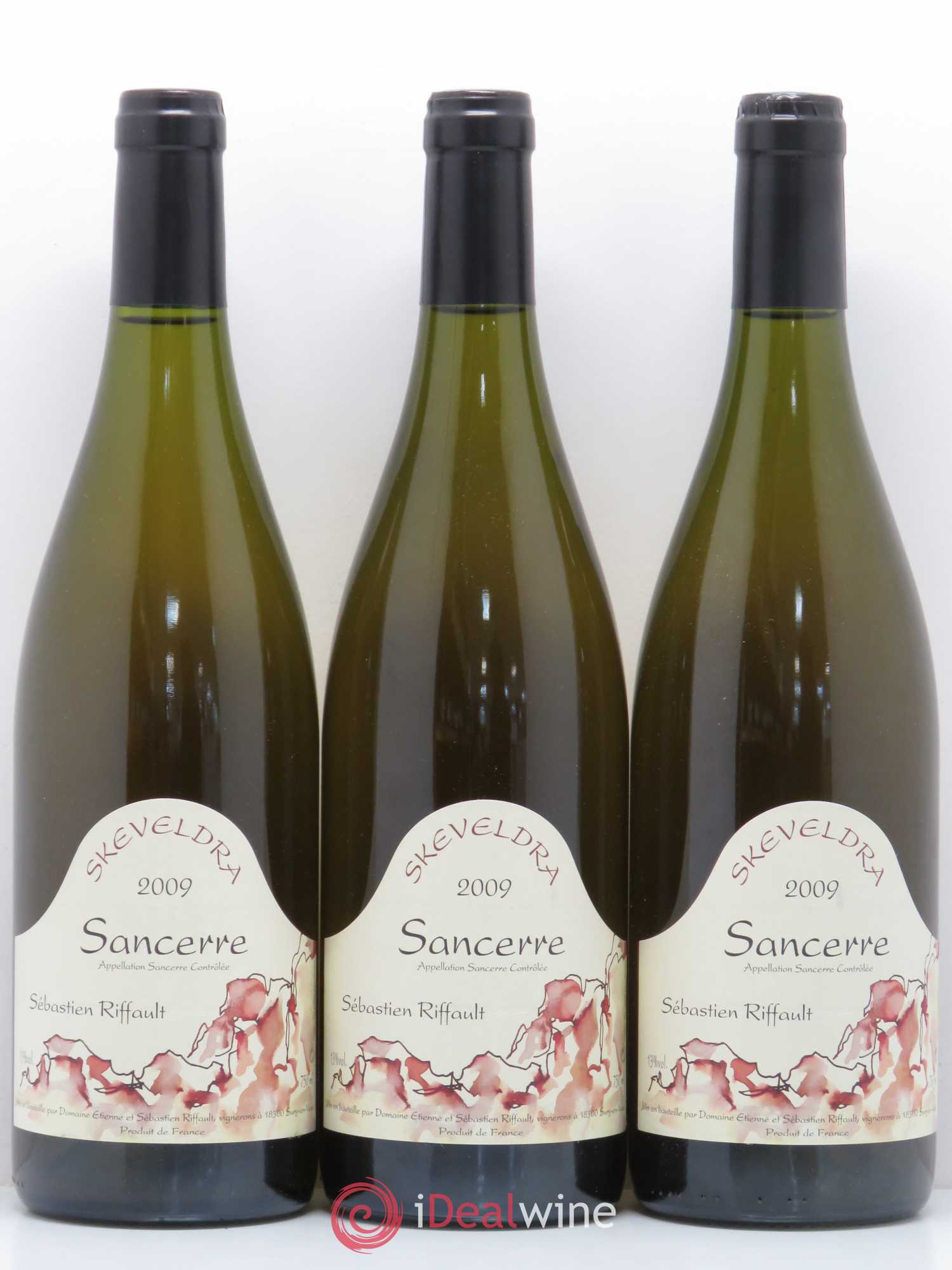 Sancerre Skeveldra Riffault 2009 - Lot de 3 bouteilles - 0