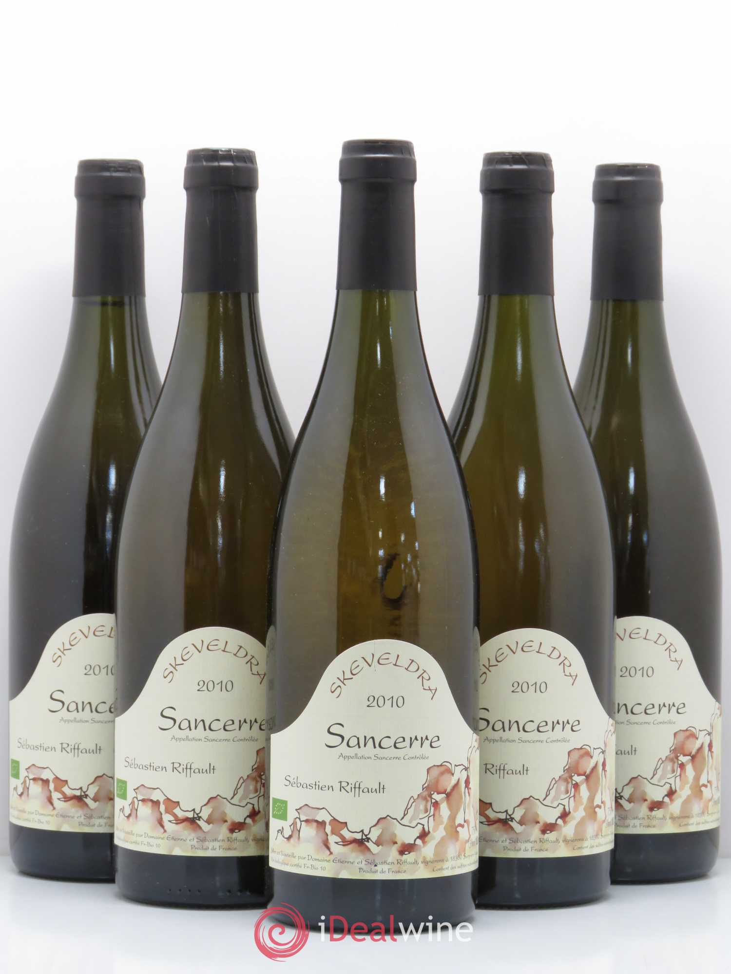 Sancerre Skeveldra Riffault 2010 - Lot de 5 bouteilles - 0