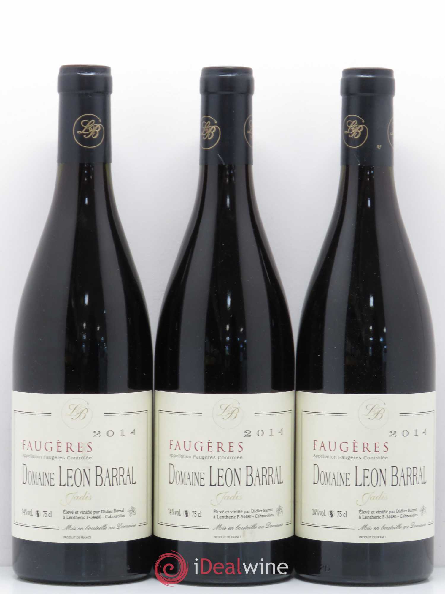 Faugères Jadis Domaine Léon Barral 2014 - Lot de 6 bouteilles - 1