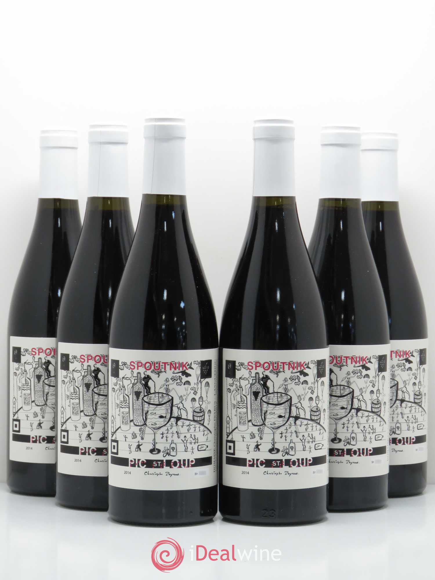 Pic Saint-Loup Clos des Reboussiers Spoutnik 2014 - Lot de 6 bouteilles - 0