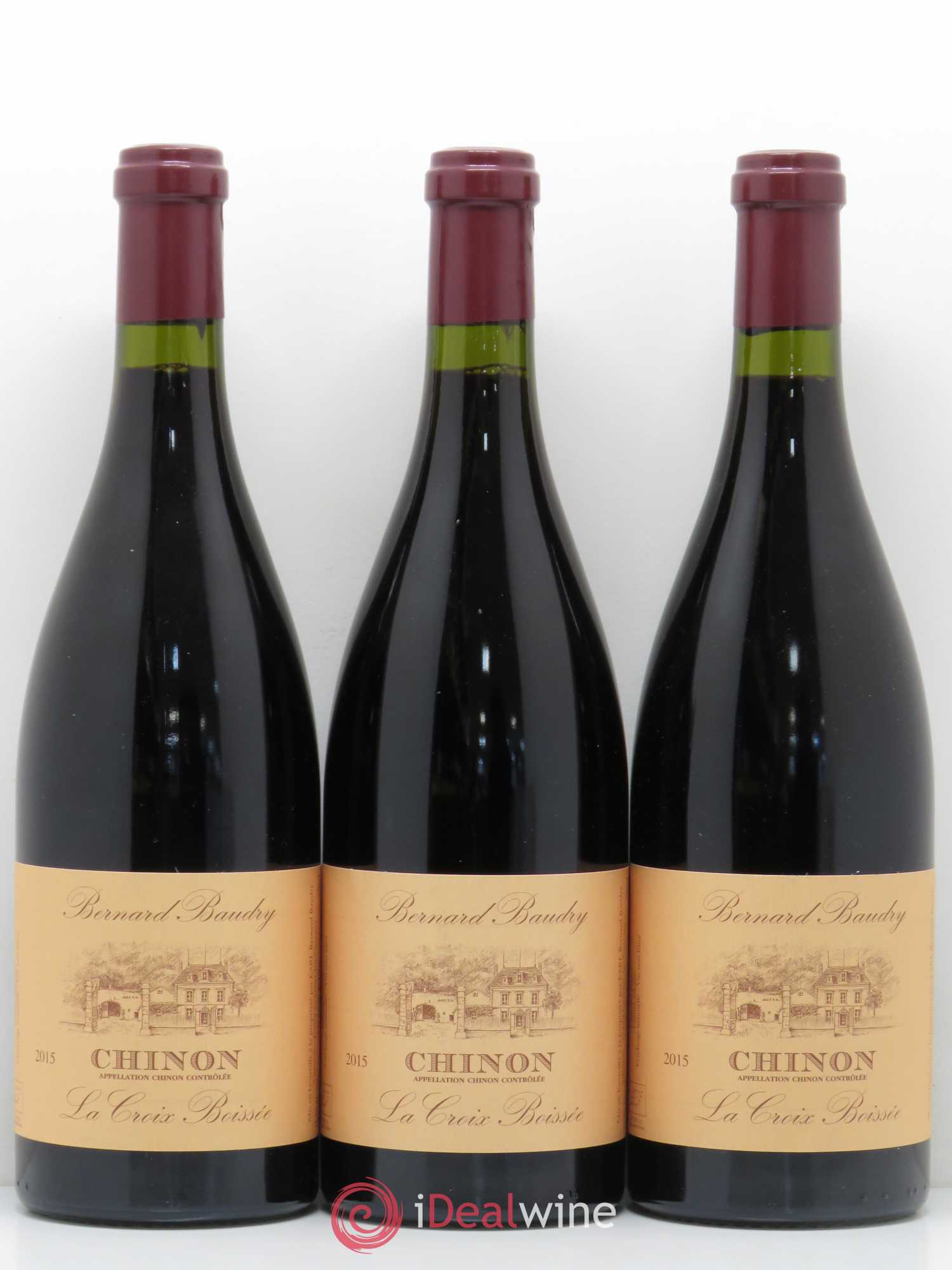 Chinon La Croix Boissée Bernard Baudry 2015 - Lot de 6 bouteilles - 2