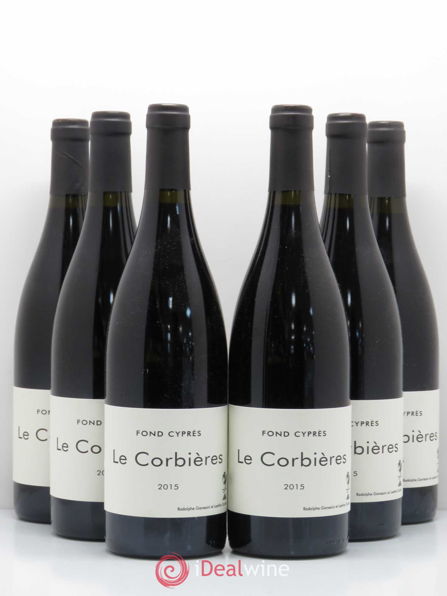Corbières Fond Cypres 2015 - Lot de 6 bouteilles - 0