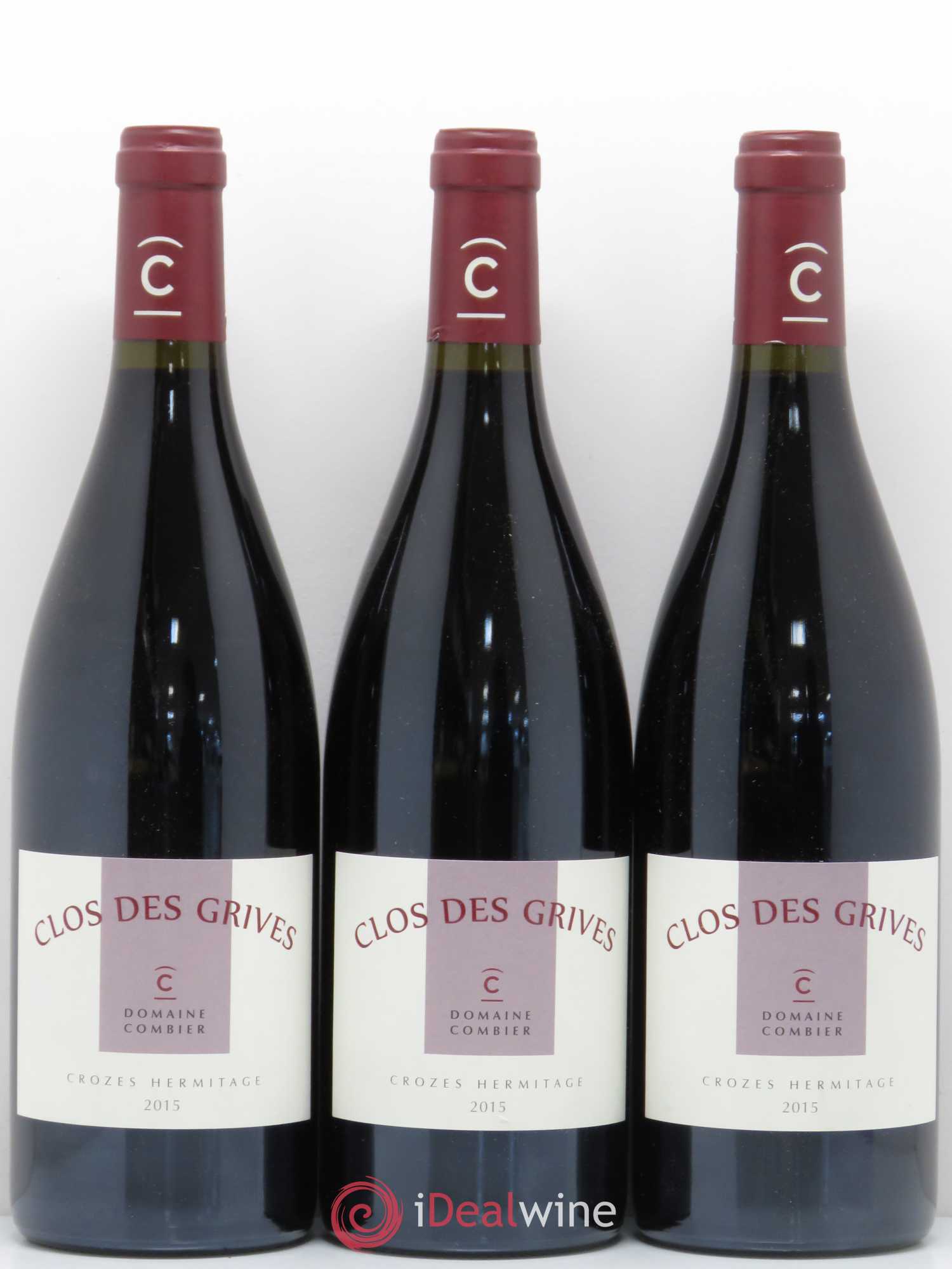 Crozes-Hermitage Clos des Grives Combier 2015 - Lot de 6 bouteilles - 1