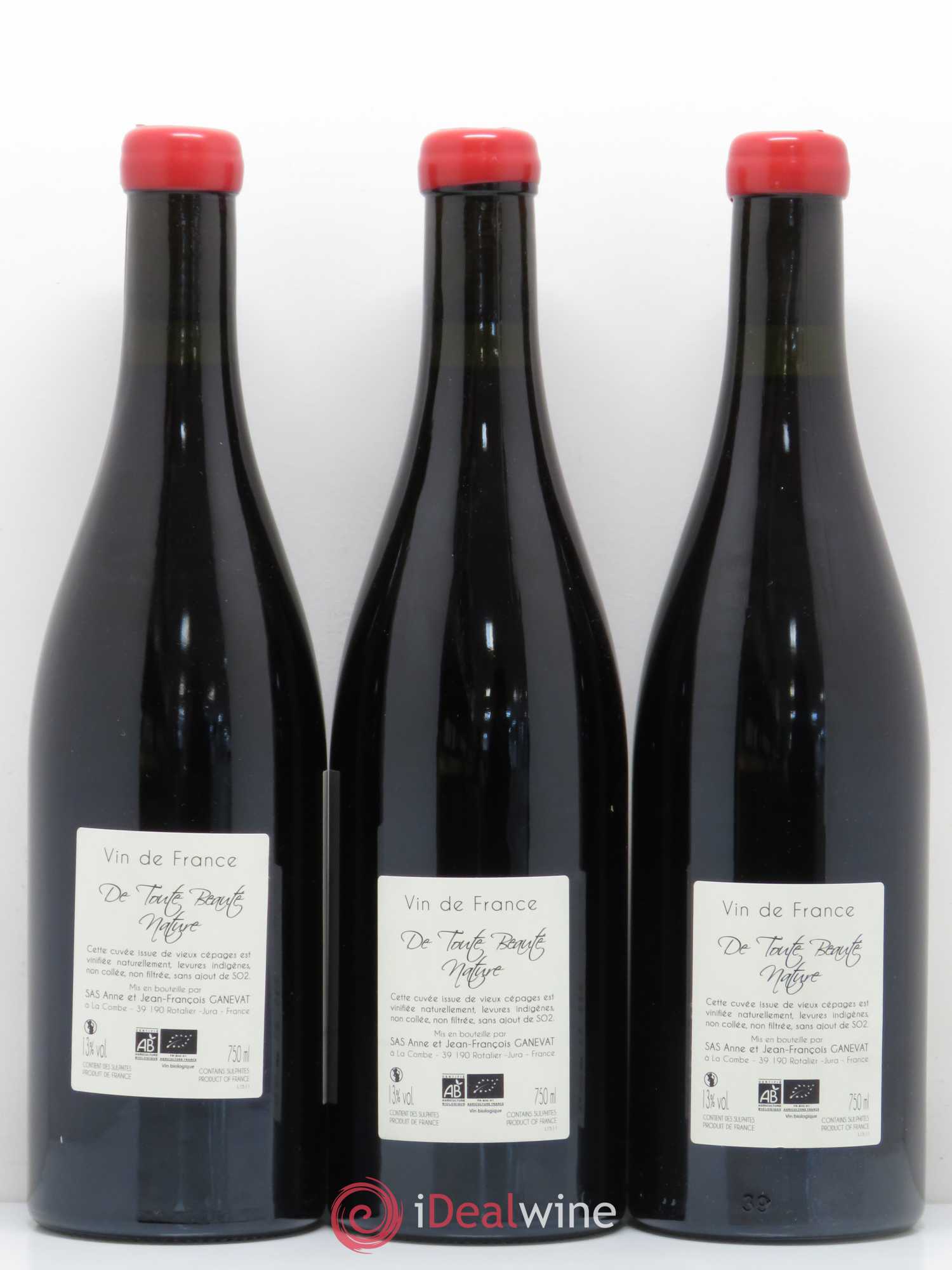 Vin de France De Toute Beauté Ganevat (Domaine) 2015 - Lot de 6 bouteilles - 2