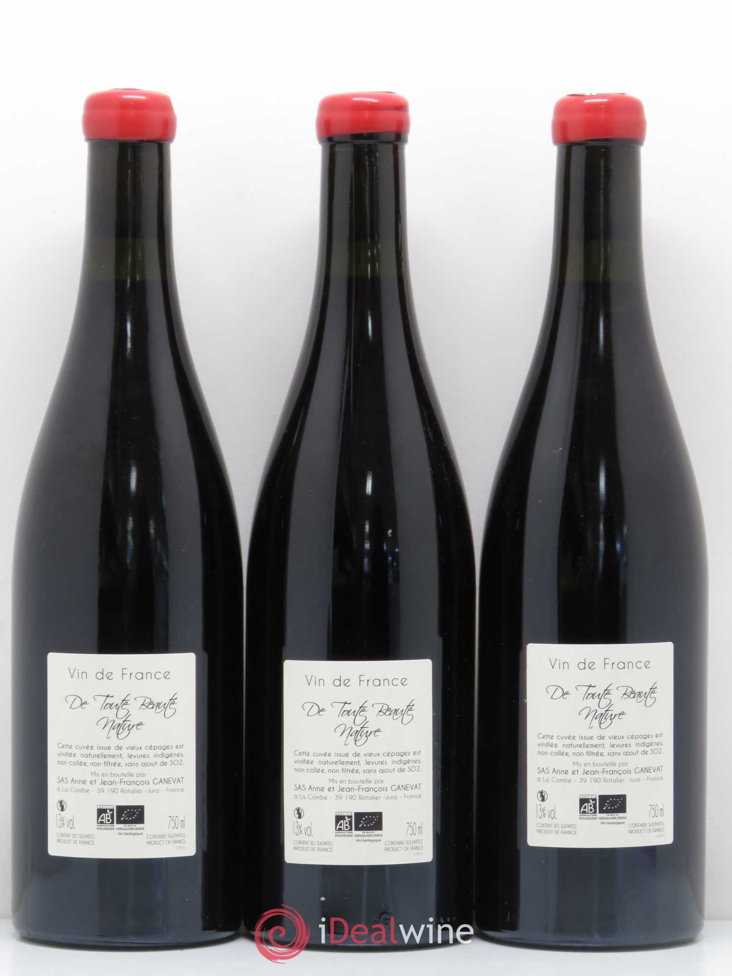 Vin de France De Toute Beauté Ganevat (Domaine) 2015 - Lot de 6 bouteilles - 4