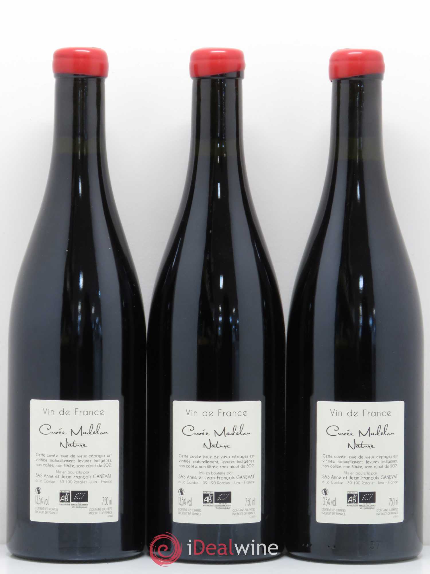 Vin de France Madelon Anne et Jean François Ganevat 2015 - Lot de 6 bouteilles - 2