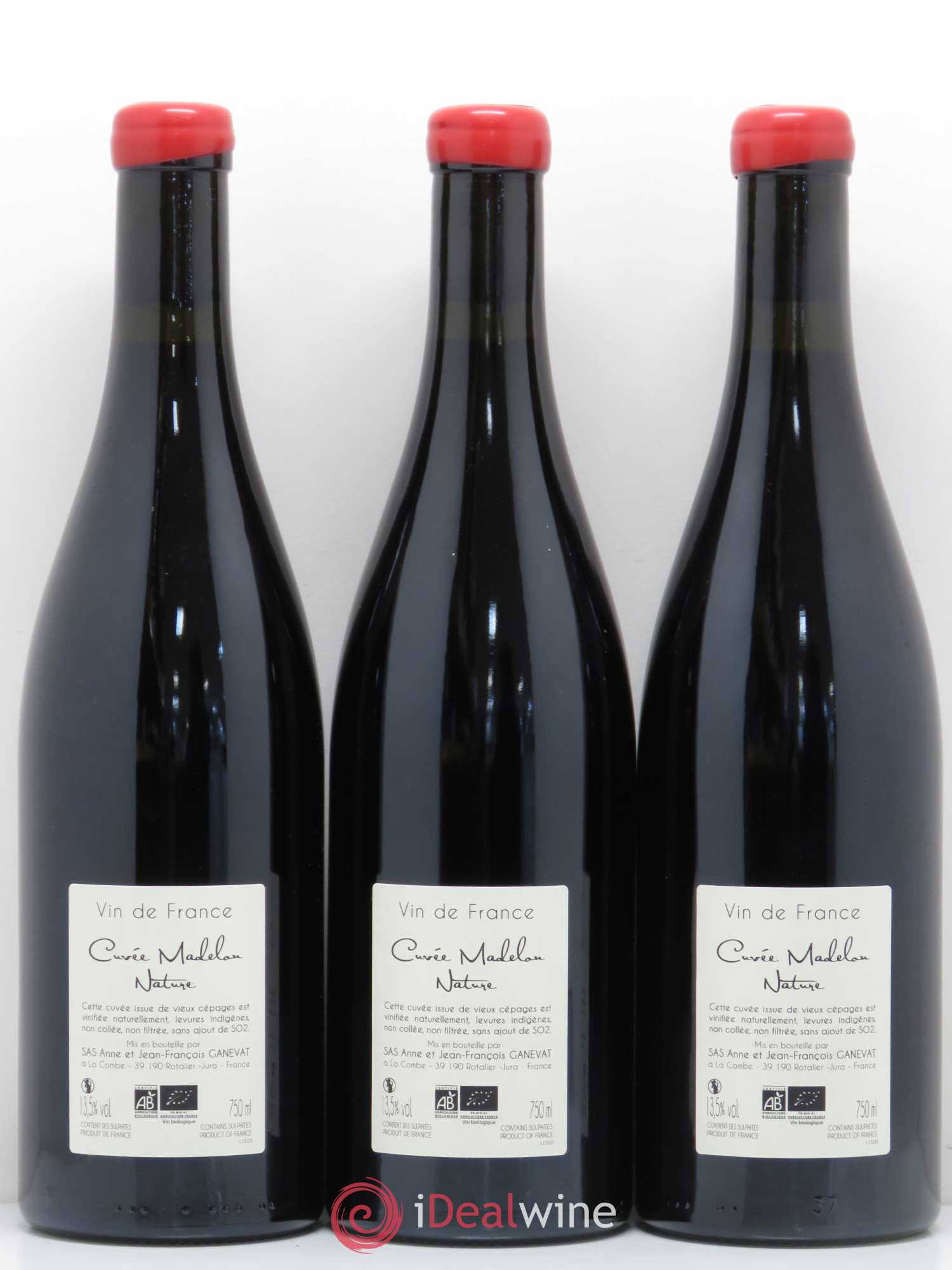 Vin de France Madelon Anne et Jean François Ganevat 2015 - Lot de 6 bouteilles - 4