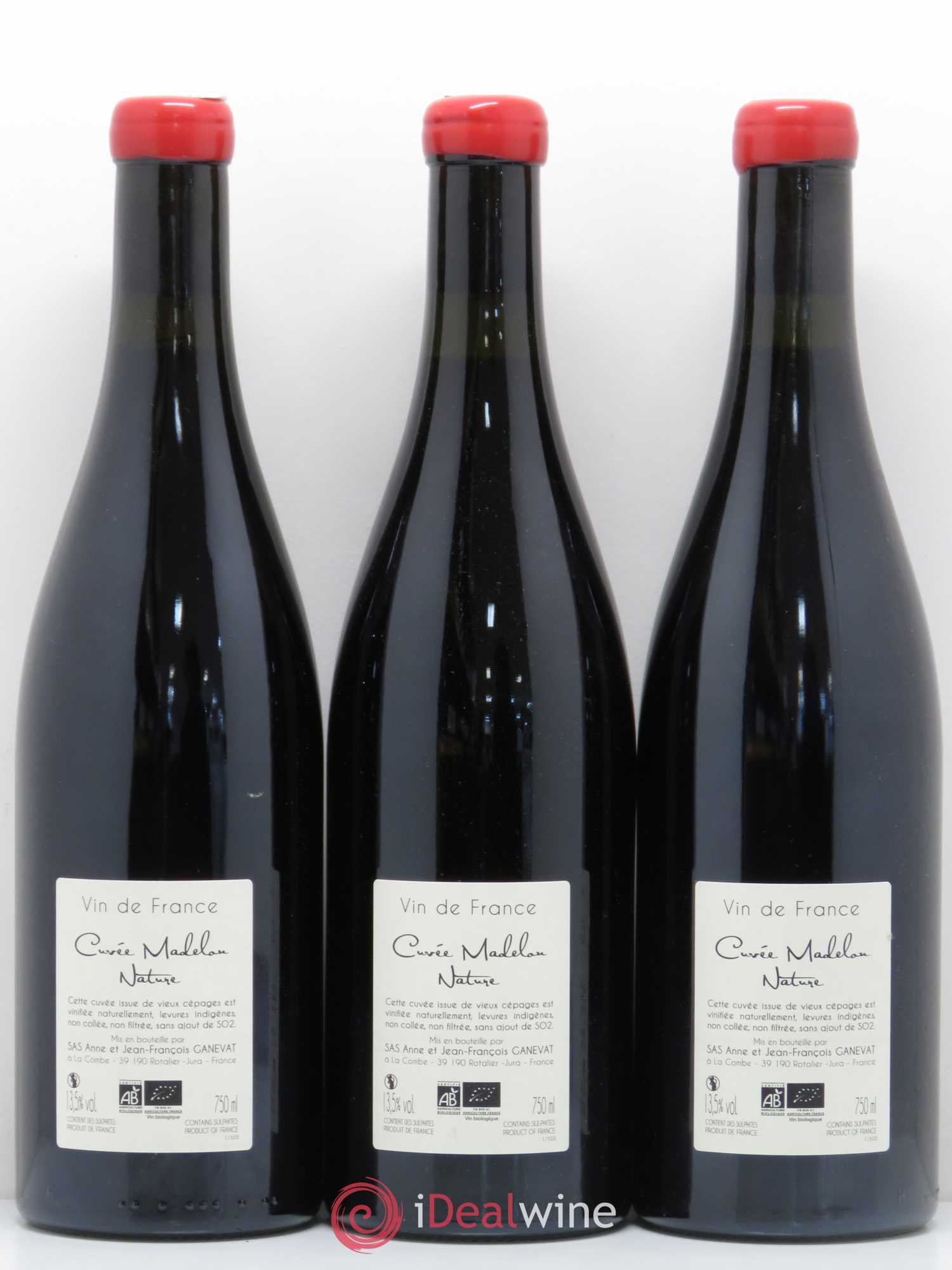 Vin de France Madelon Anne et Jean François Ganevat 2015 - Lot de 6 bouteilles - 2