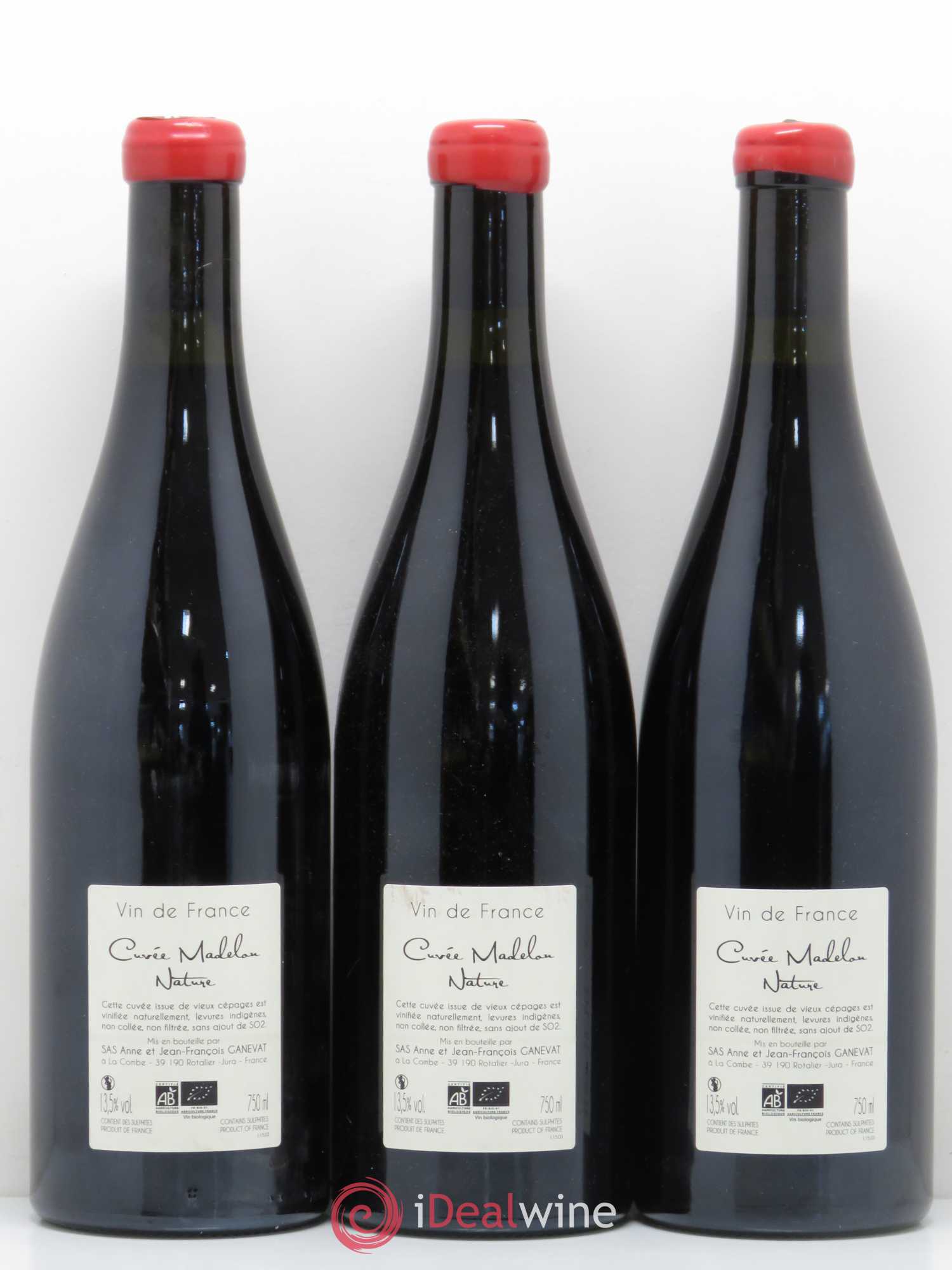Vin de France Madelon Anne et Jean François Ganevat 2015 - Lot de 6 bouteilles - 4