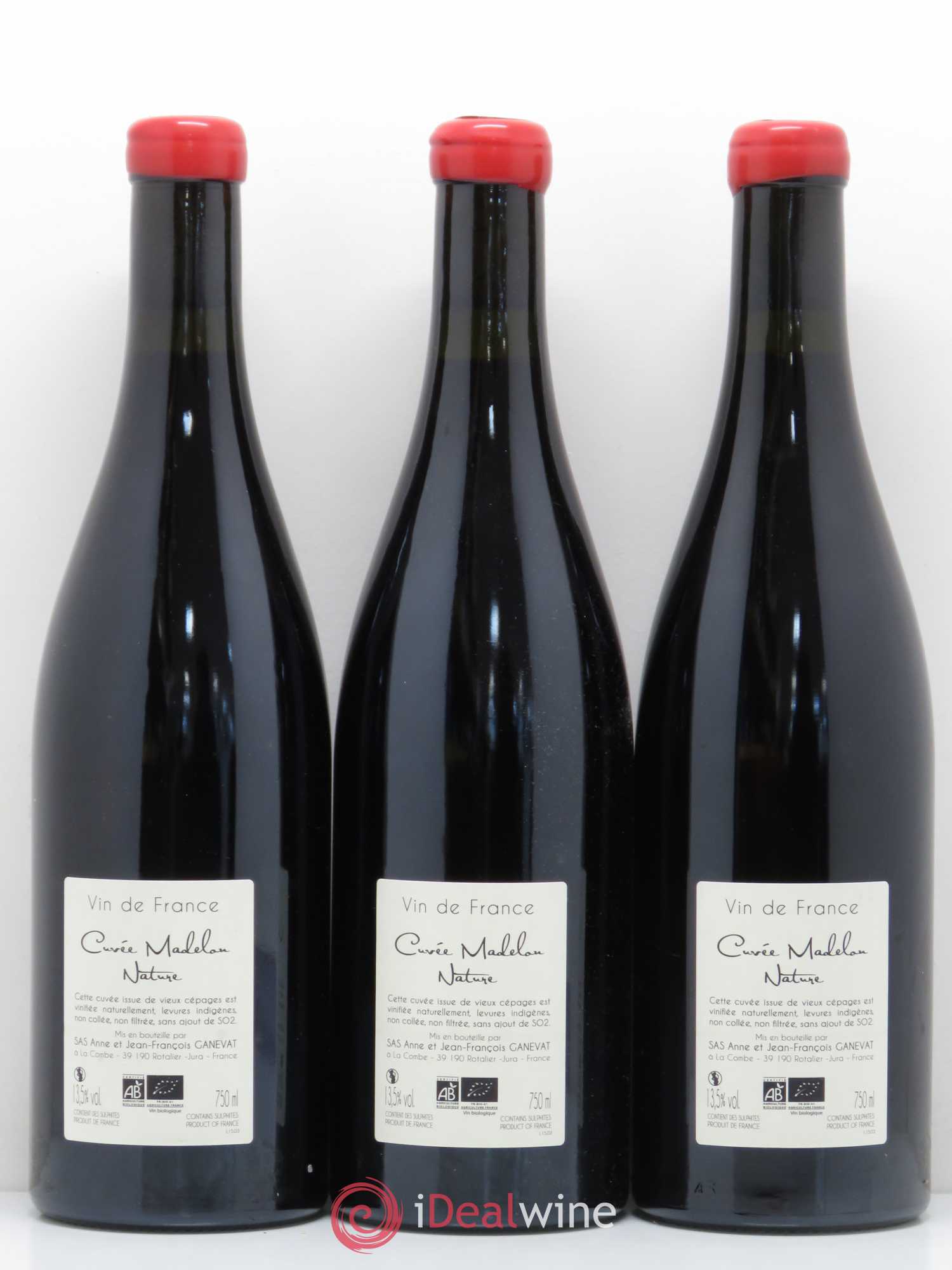 Vin de France Madelon Anne et Jean François Ganevat 2015 - Lot de 6 bouteilles - 2