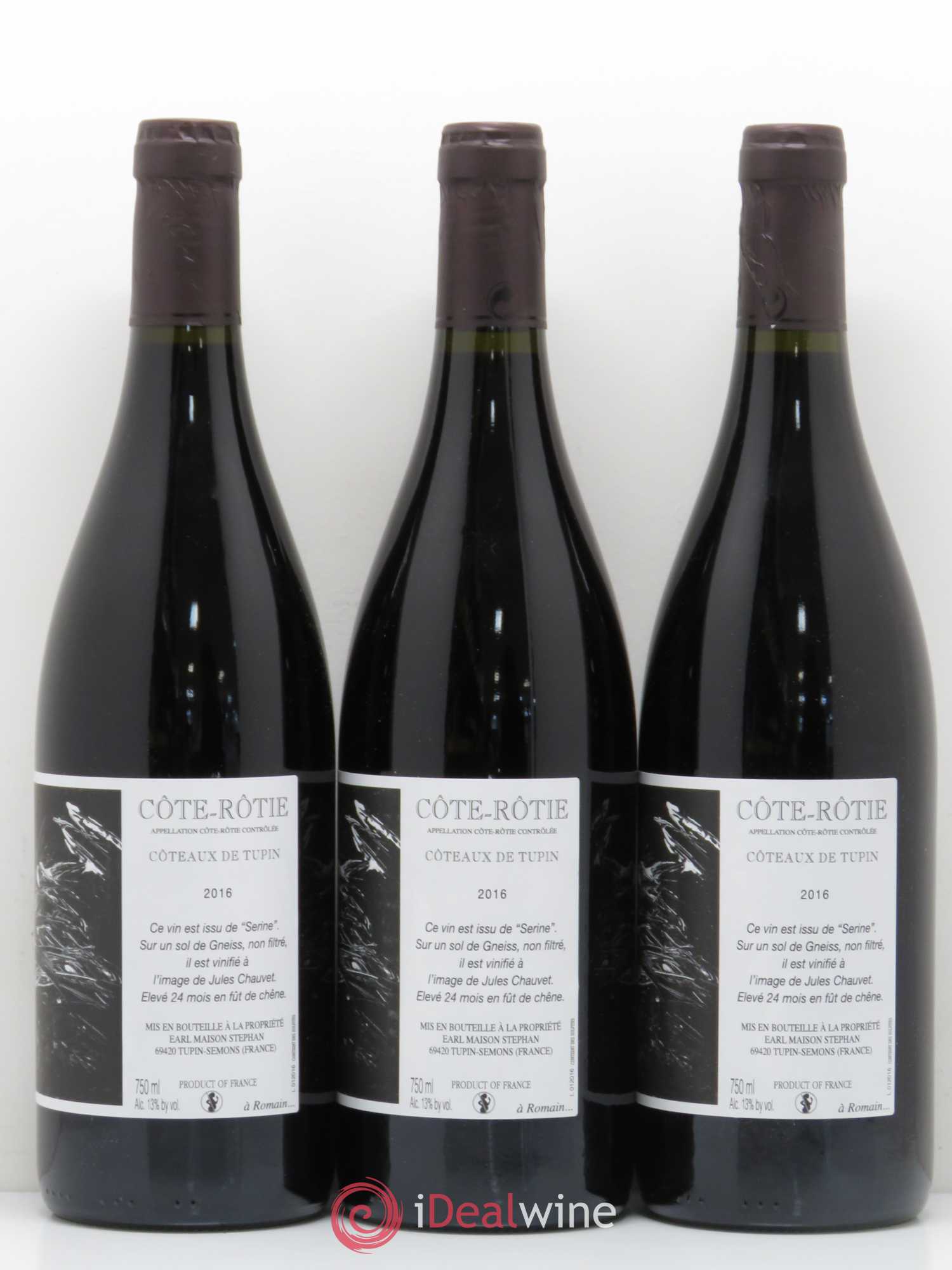 Côte-Rôtie Coteaux de Tupin Jean-Michel Stephan 2016 - Lot de 6 bouteilles - 2