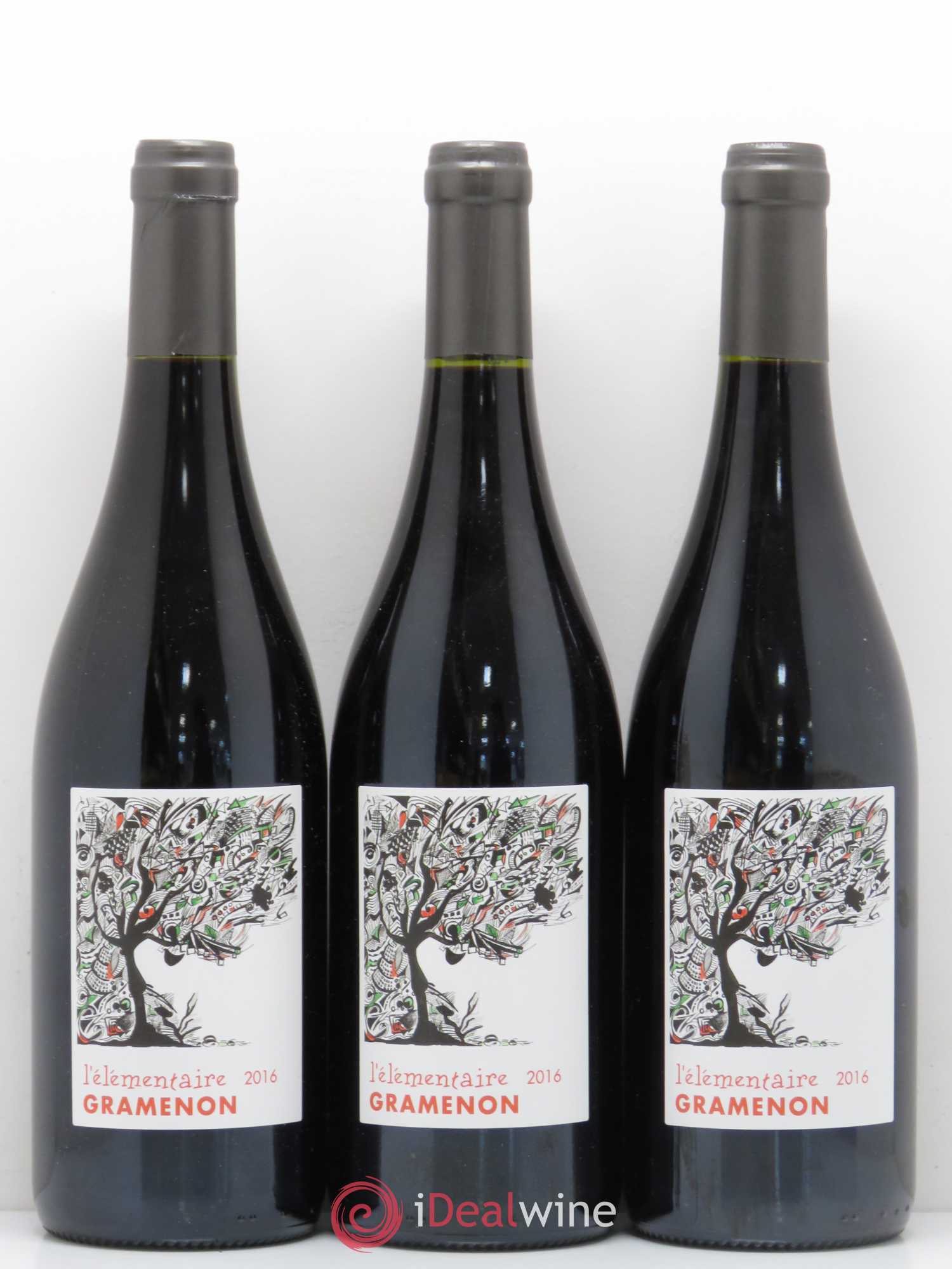 Côtes-du-Rhône L'élémentaire Gramenon 2016 - Posten von 6 Flaschen - 1