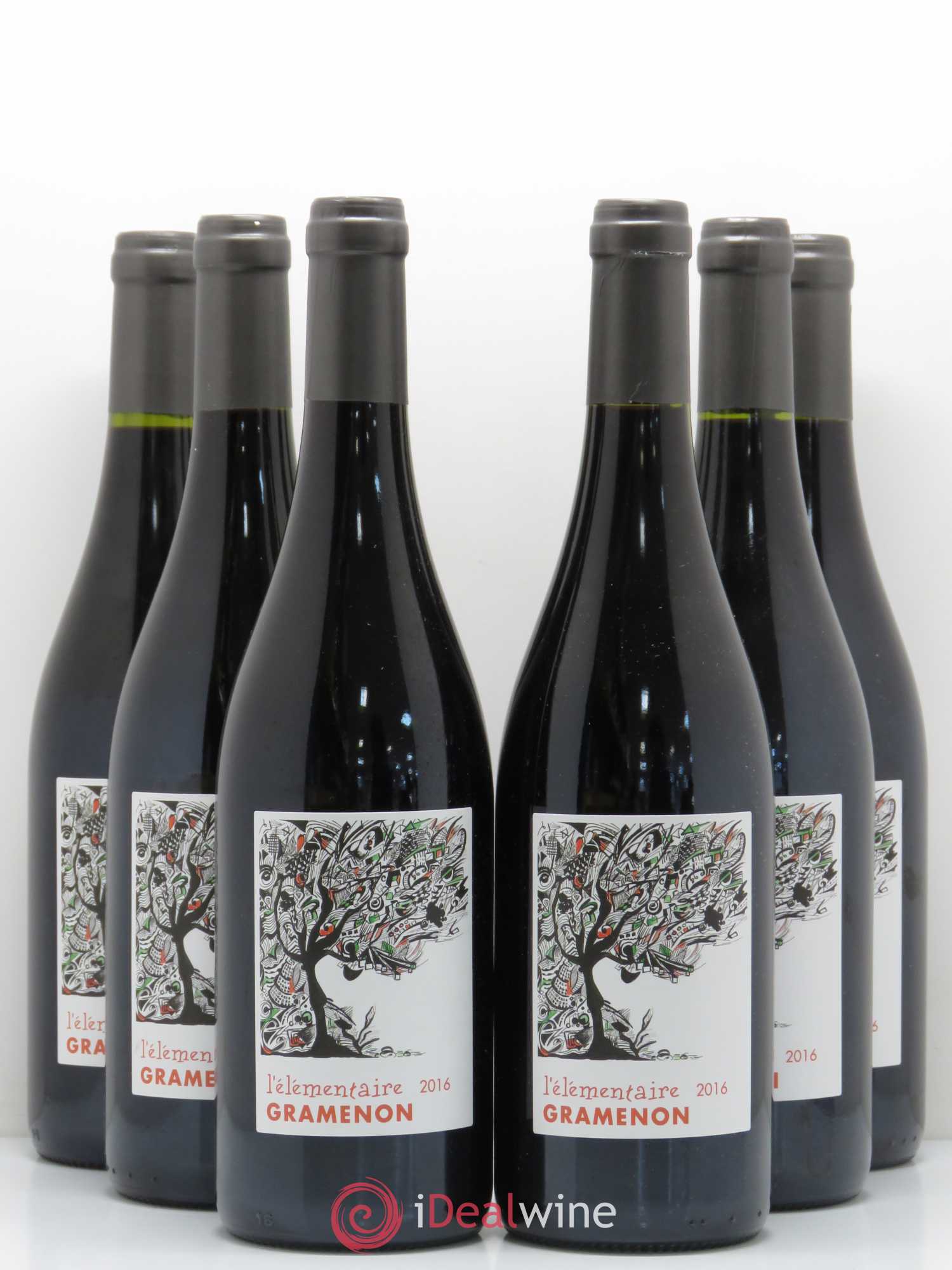 Côtes-du-Rhône L'élémentaire Gramenon 2016 - Posten von 6 Flaschen - 0