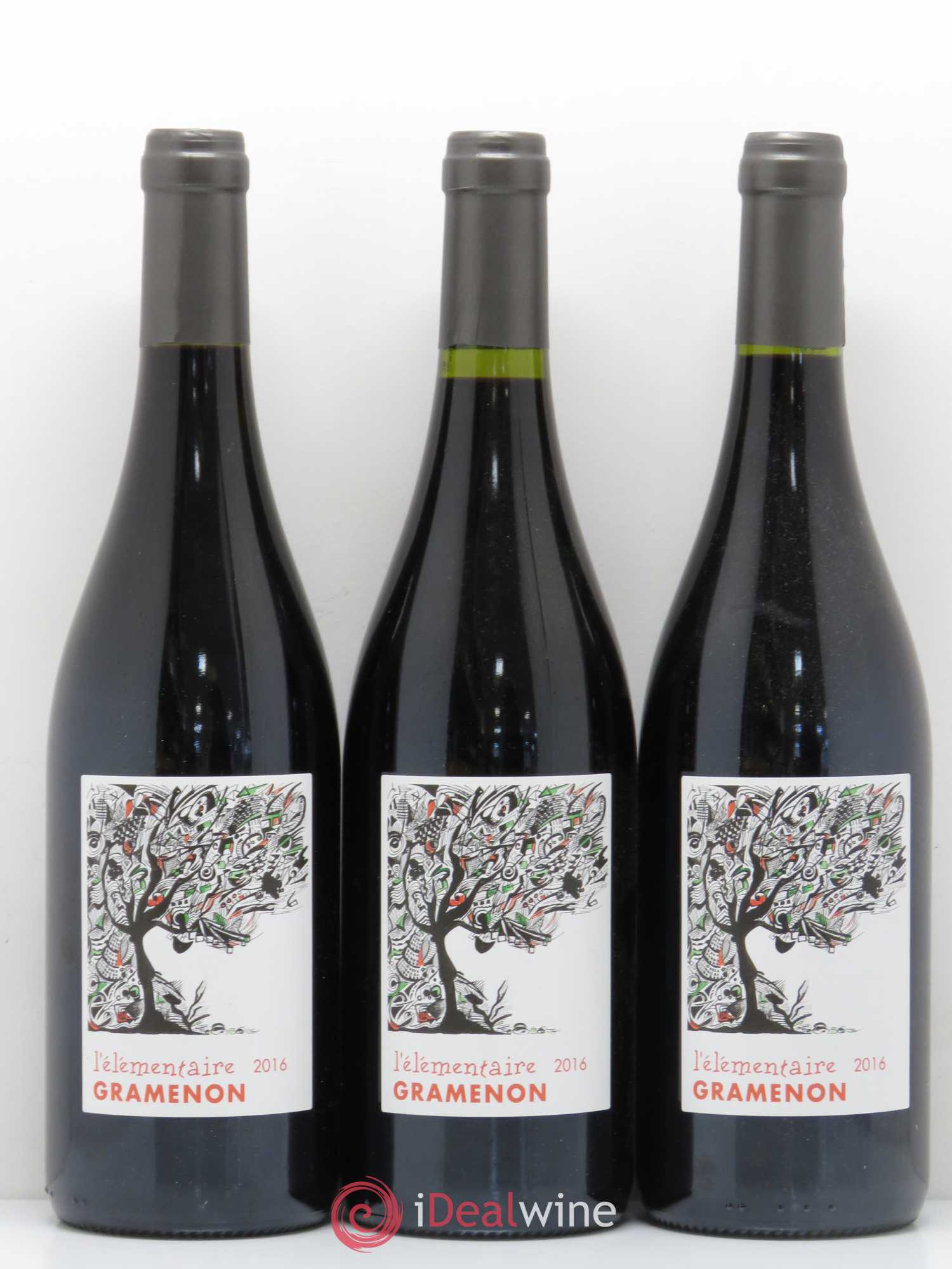 Côtes-du-Rhône L'élémentaire Gramenon 2016 - Posten von 6 Flaschen - 1