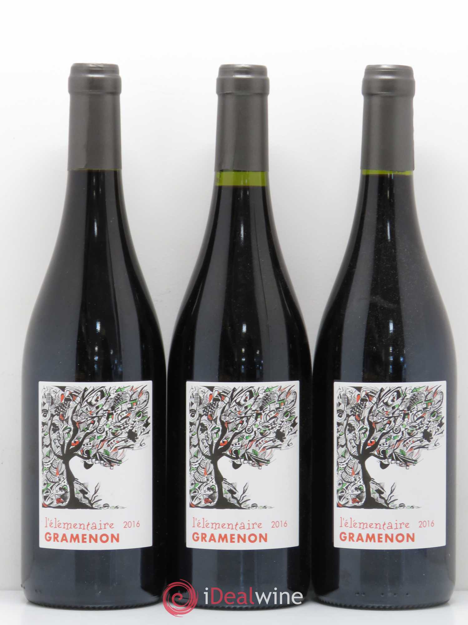 Côtes-du-Rhône L'élémentaire Gramenon 2016 - Posten von 6 Flaschen - 2