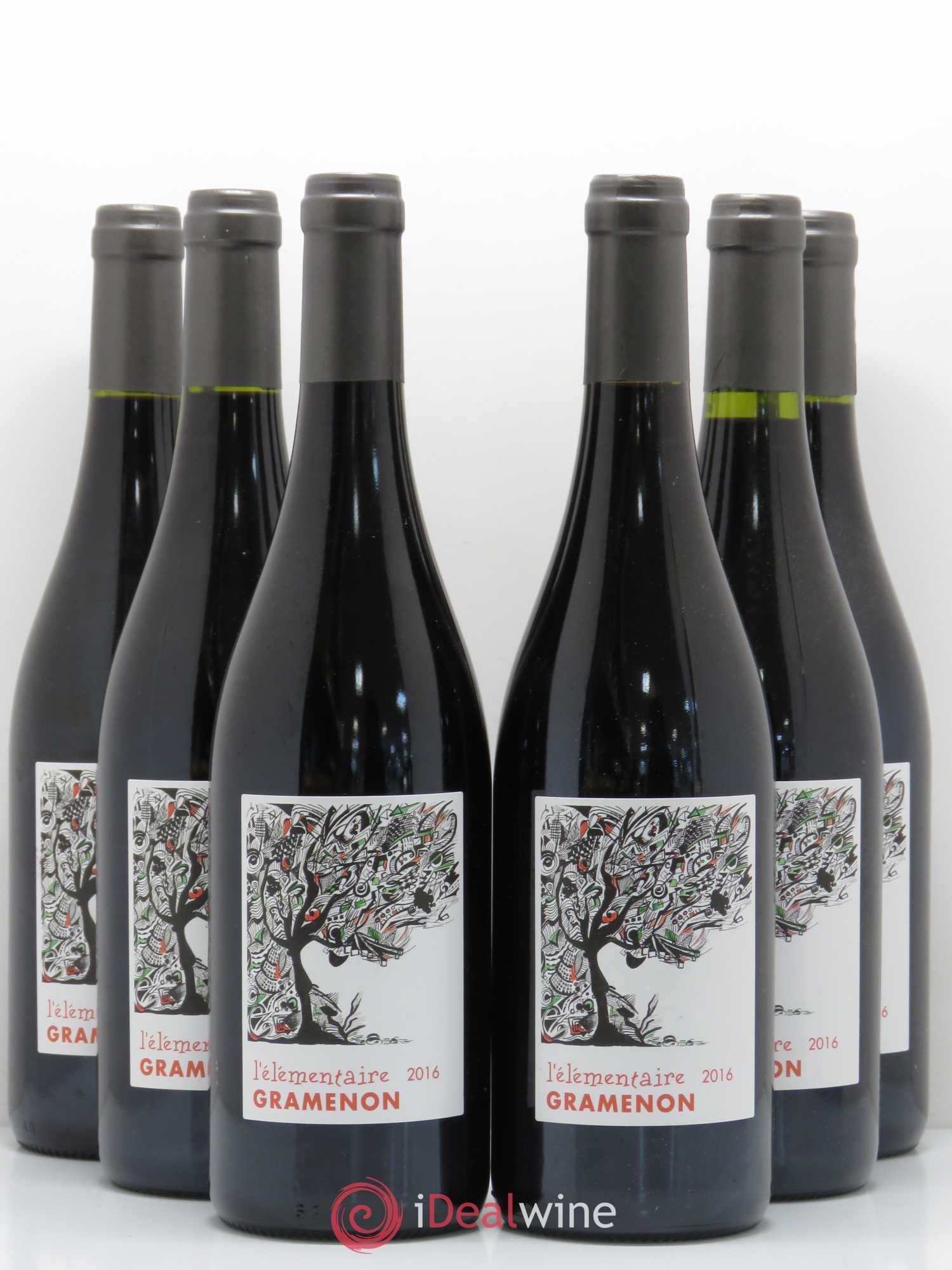 Côtes-du-Rhône L'élémentaire Gramenon 2016 - Posten von 6 Flaschen - 0