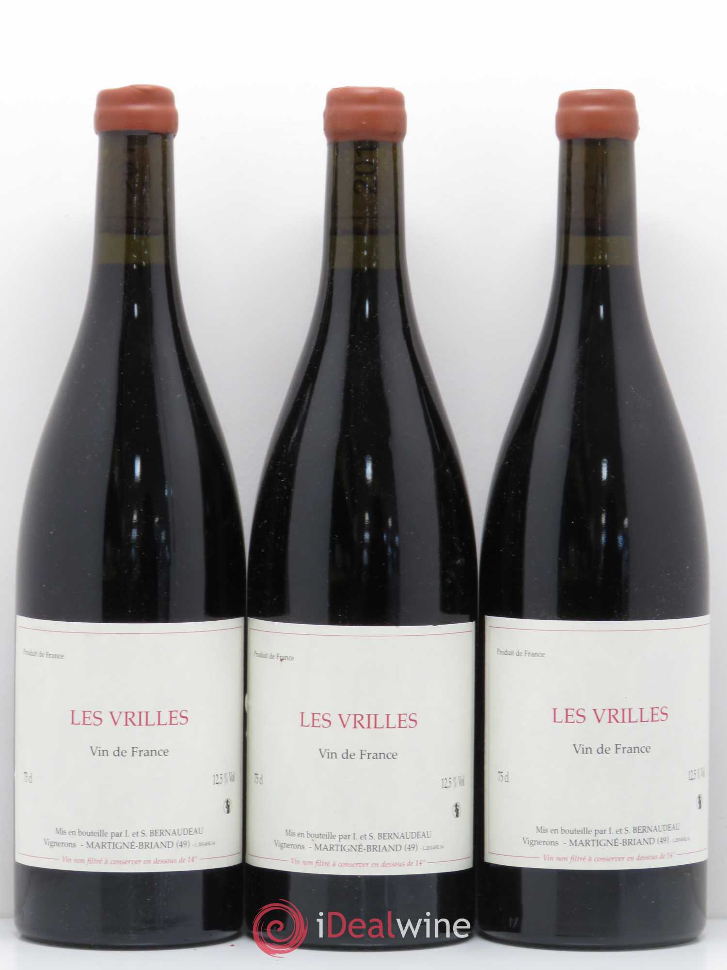 Vin de France Les Vrilles Stéphane Bernaudeau (Domaine) 2014 - Lot de 6 bouteilles - 1