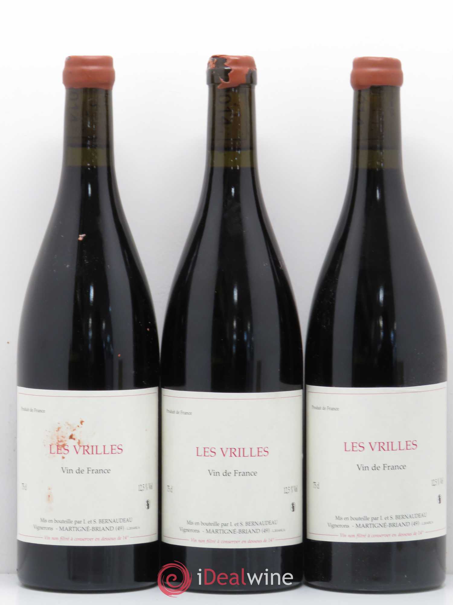Vin de France Les Vrilles Stéphane Bernaudeau (Domaine) 2014 - Lot de 6 bouteilles - 2