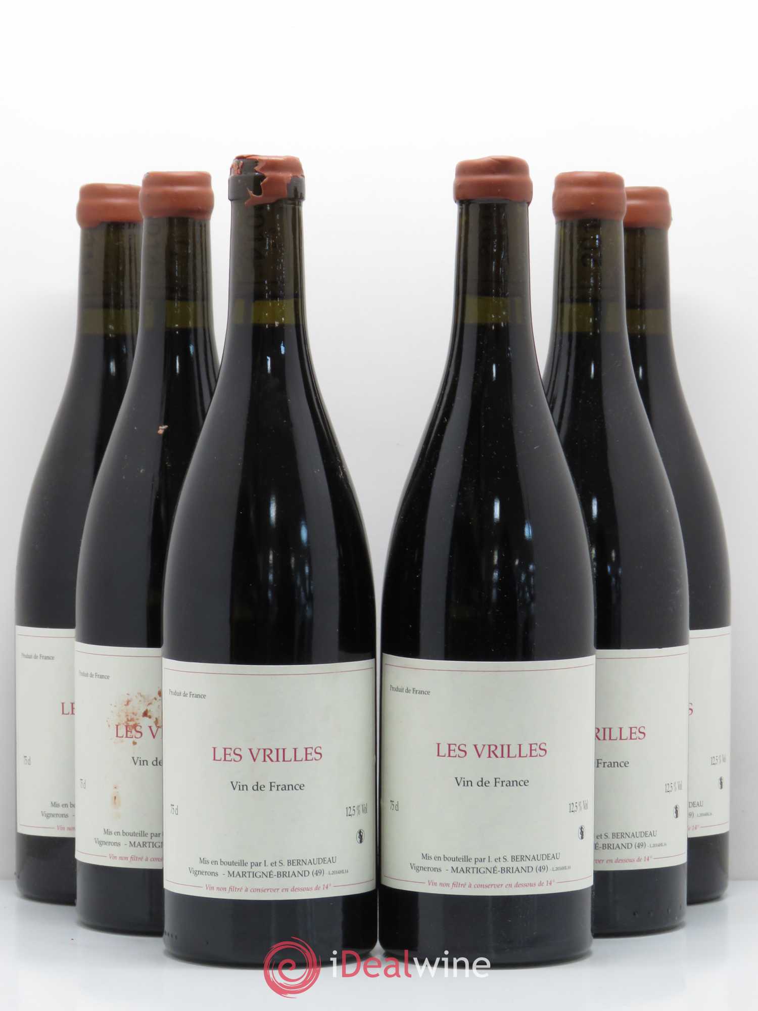 Vin de France Les Vrilles Stéphane Bernaudeau (Domaine) 2014 - Lot de 6 bouteilles - 0