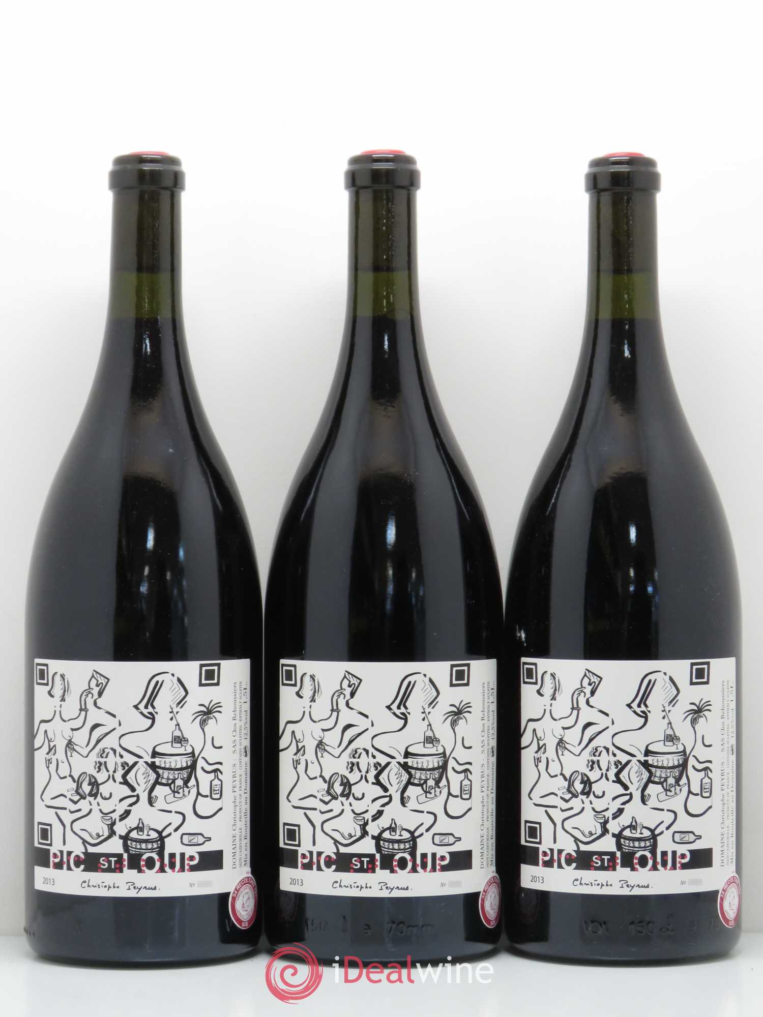 Pic Saint-Loup Clos des Reboussiers 2013 - Lot de 3 magnums - 0