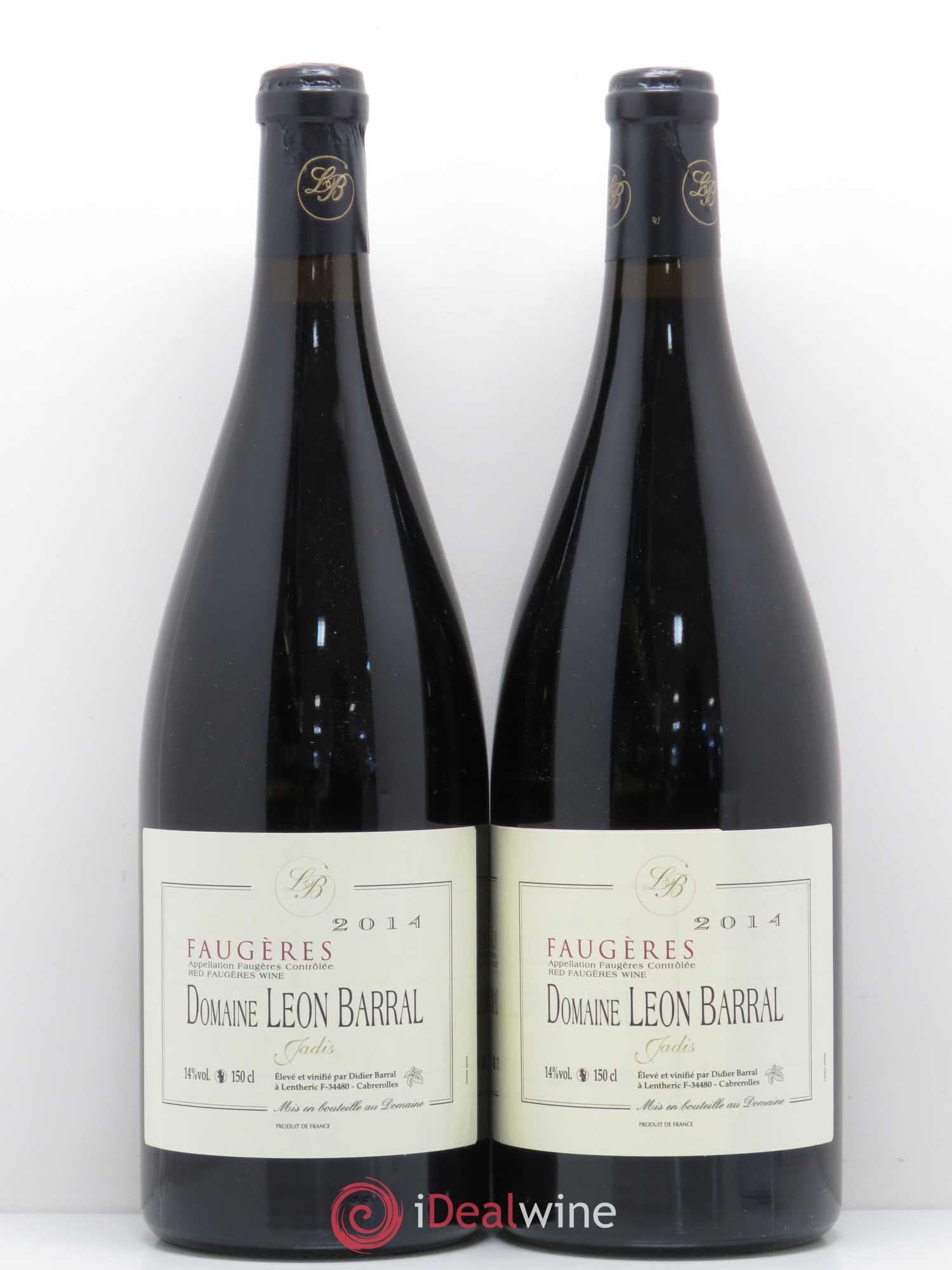 Faugères Jadis Domaine Léon Barral 2014 - Lot de 2 magnums - 0