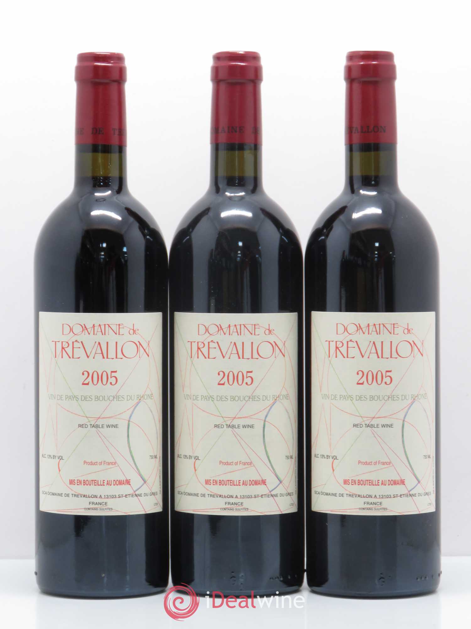 Coteaux d'Aix-en-Provence Trévallon (Domaine de) Eloi Dürrbach 2005 - Lot de 6 bouteilles - 1