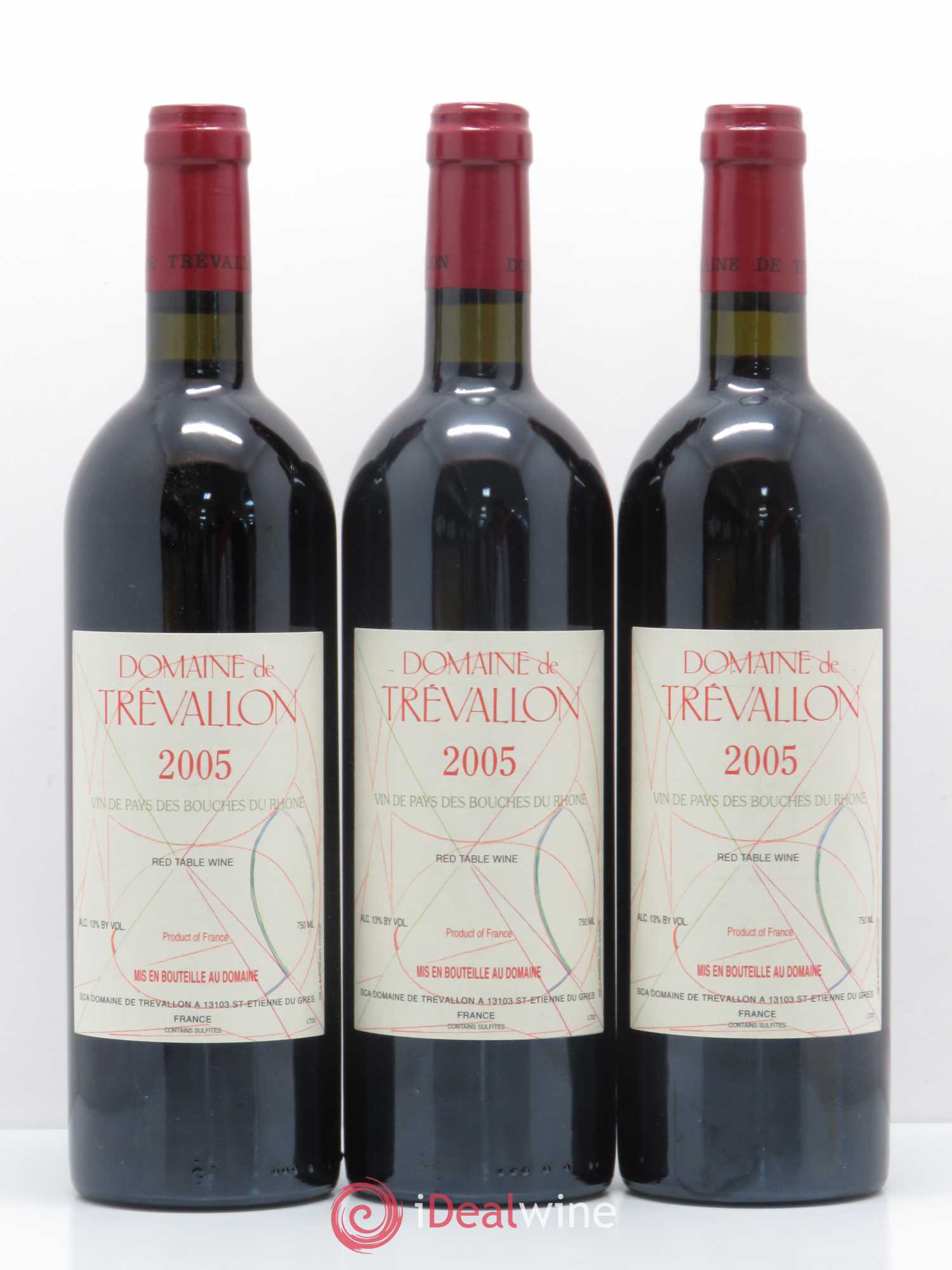 Coteaux d'Aix-en-Provence Trévallon (Domaine de) Eloi Dürrbach 2005 - Lot de 6 bouteilles - 2