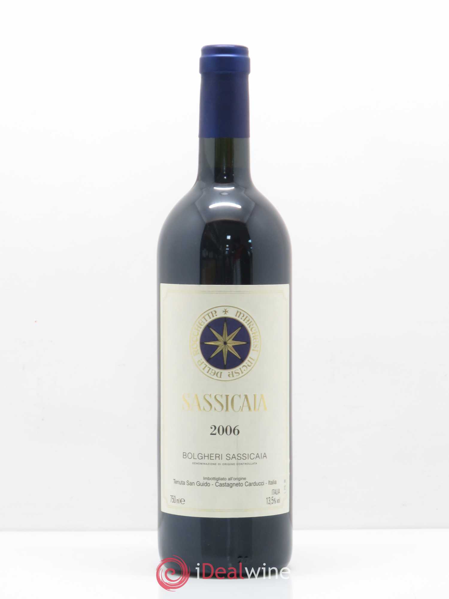 Bolgheri DOC Sassicaia Tenuta San Guido 2006 - Lot de 1 bouteille - 0