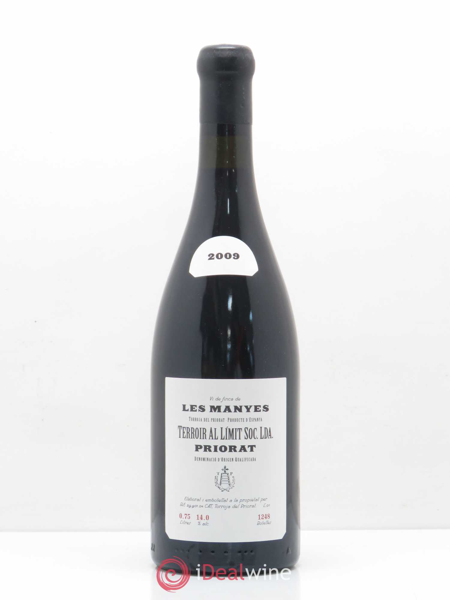 Priorat DOCA Les Manyes Terroir Al Limit 2009 - Lot de 1 bouteille - 0