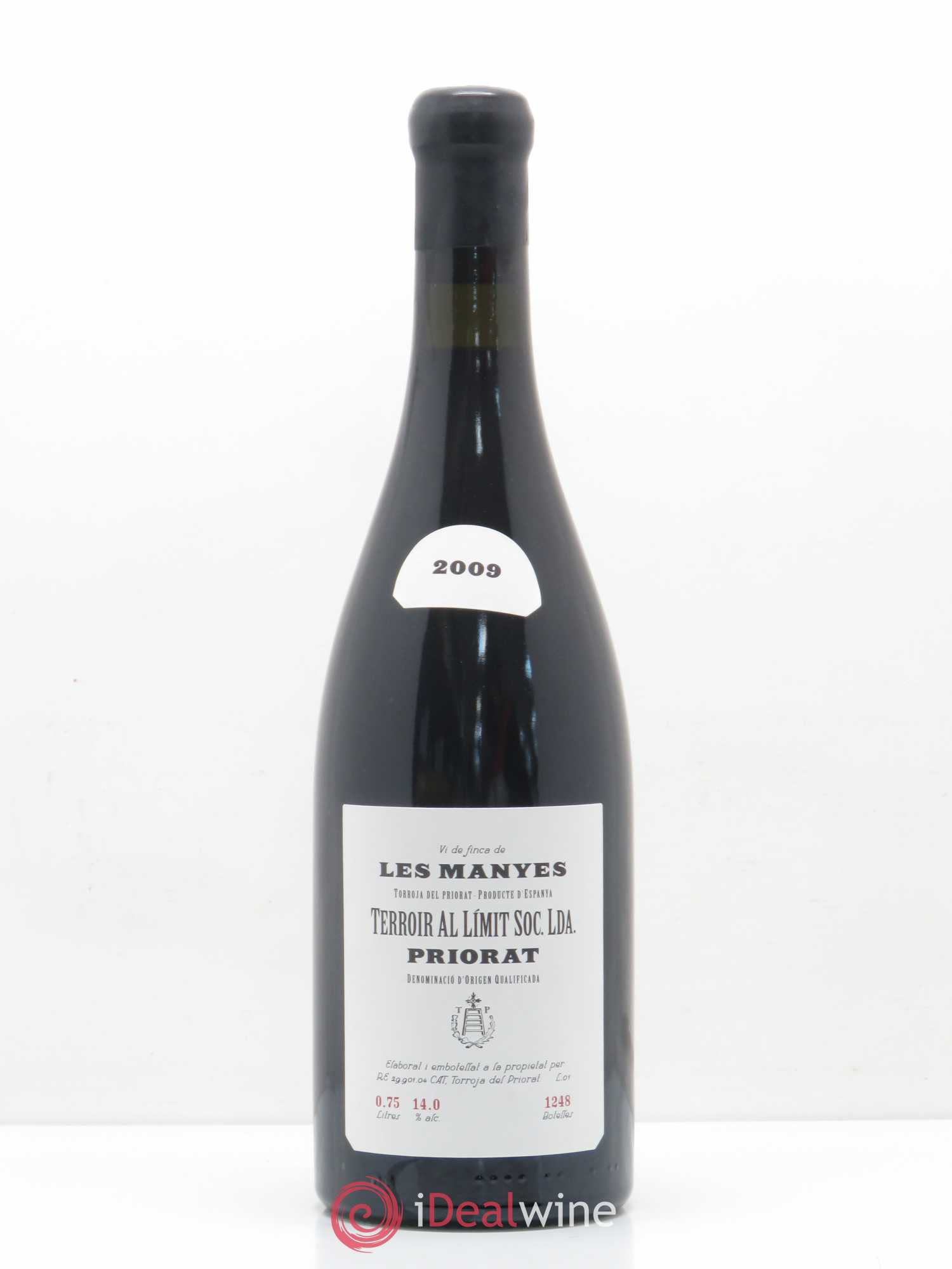 Priorat DOCA Les Manyes Terroir Al Limit 2009 - Lot de 1 bouteille - 0