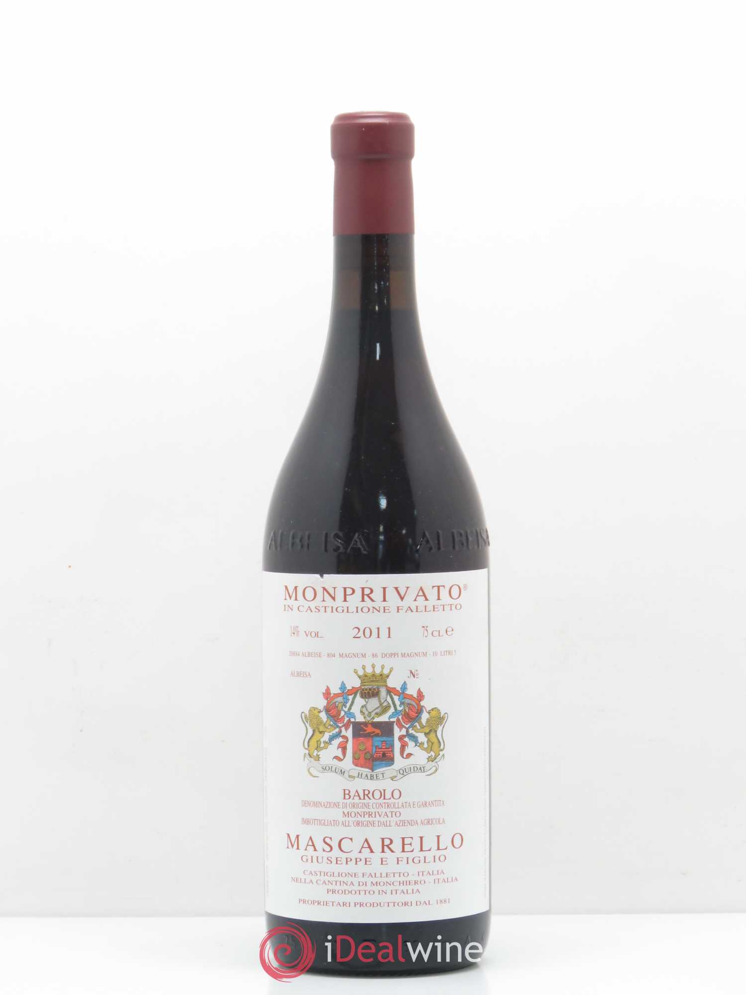 Barolo Monprivato Giuseppe Mascarello 2011 - Lot de 1 bouteille - 0