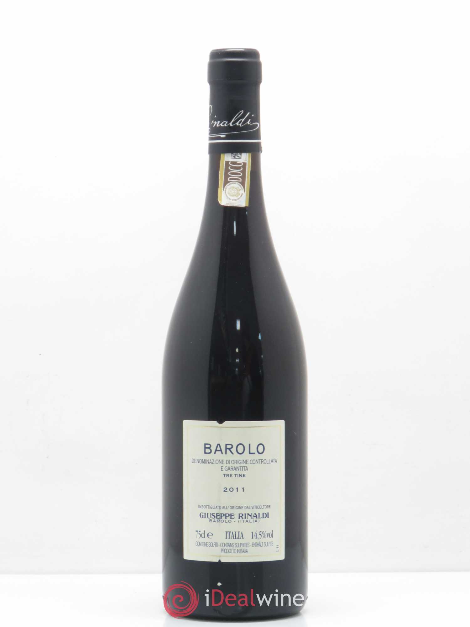 Barolo Tre Tine Giuseppe Rinaldi 2011 - Lot of 1 bottle - 1