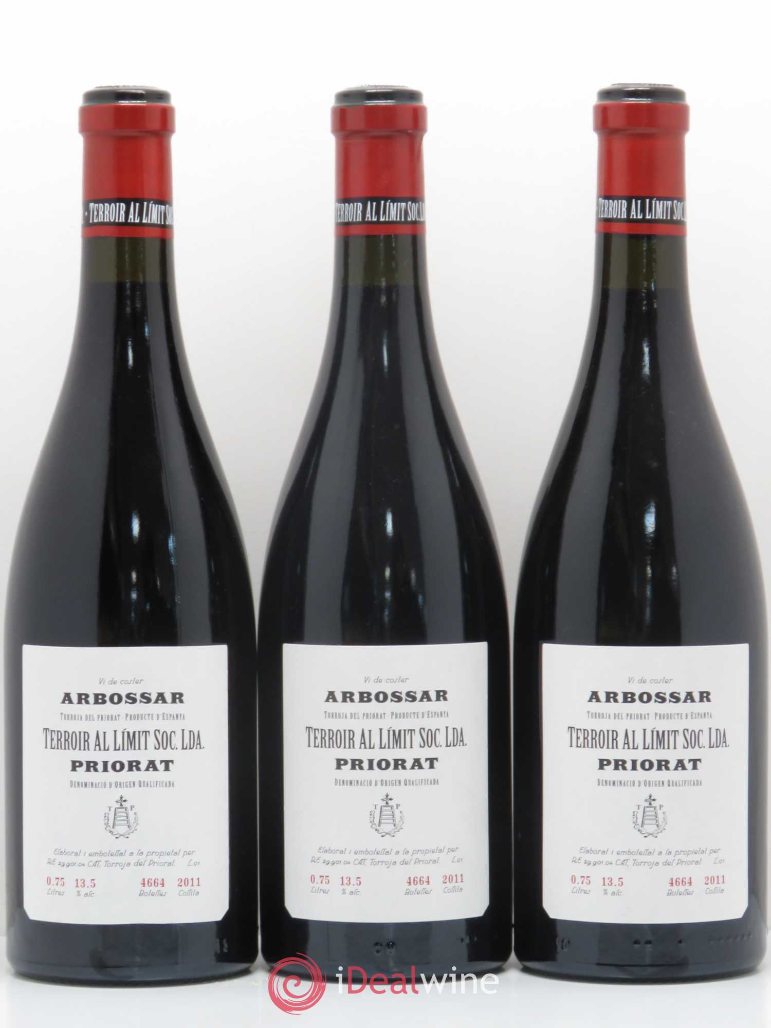 Priorat DOCA Arbossar Terroir Al Limit 2011 - Posten von 3 Flaschen - 0